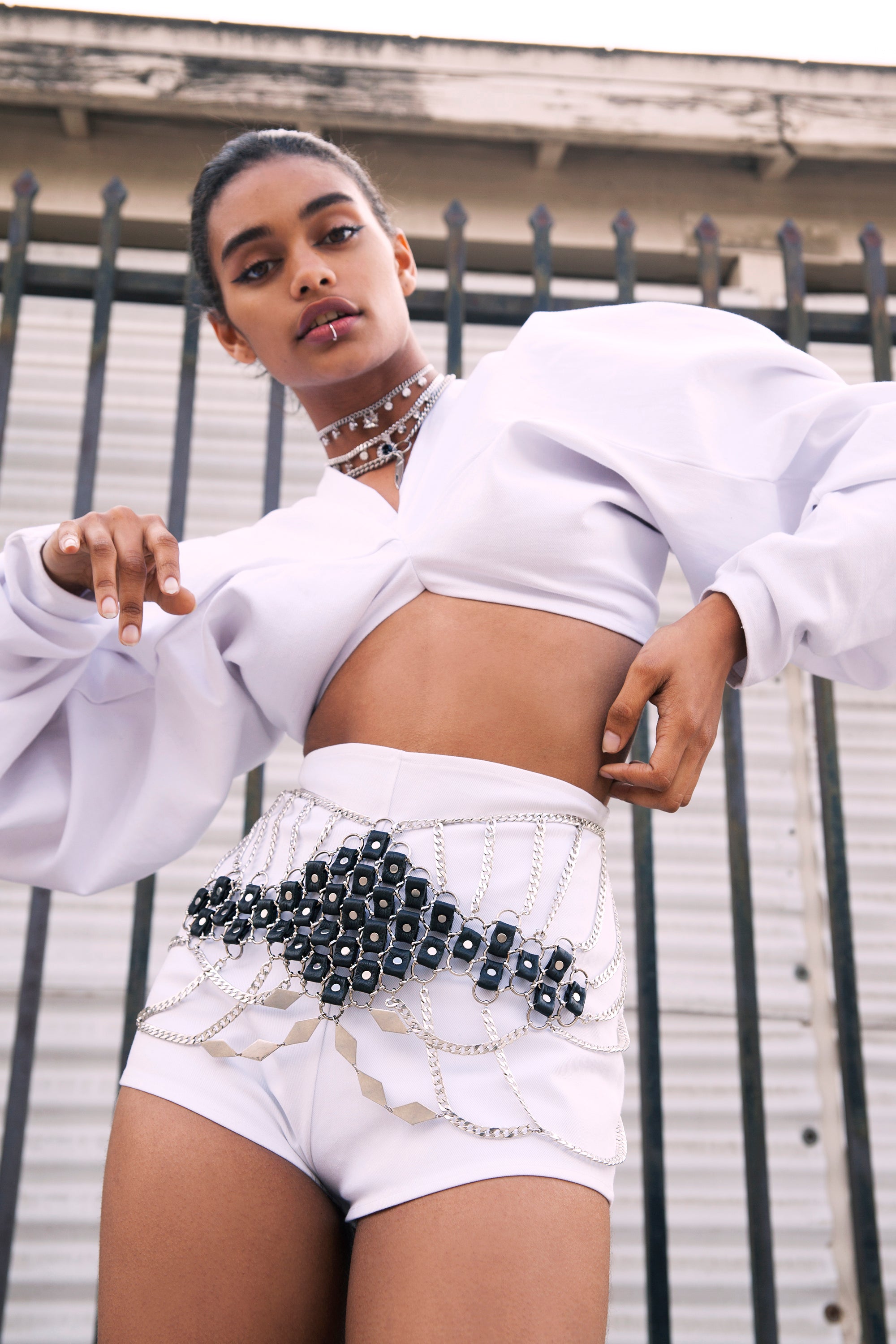 Leather Chainmail Belt