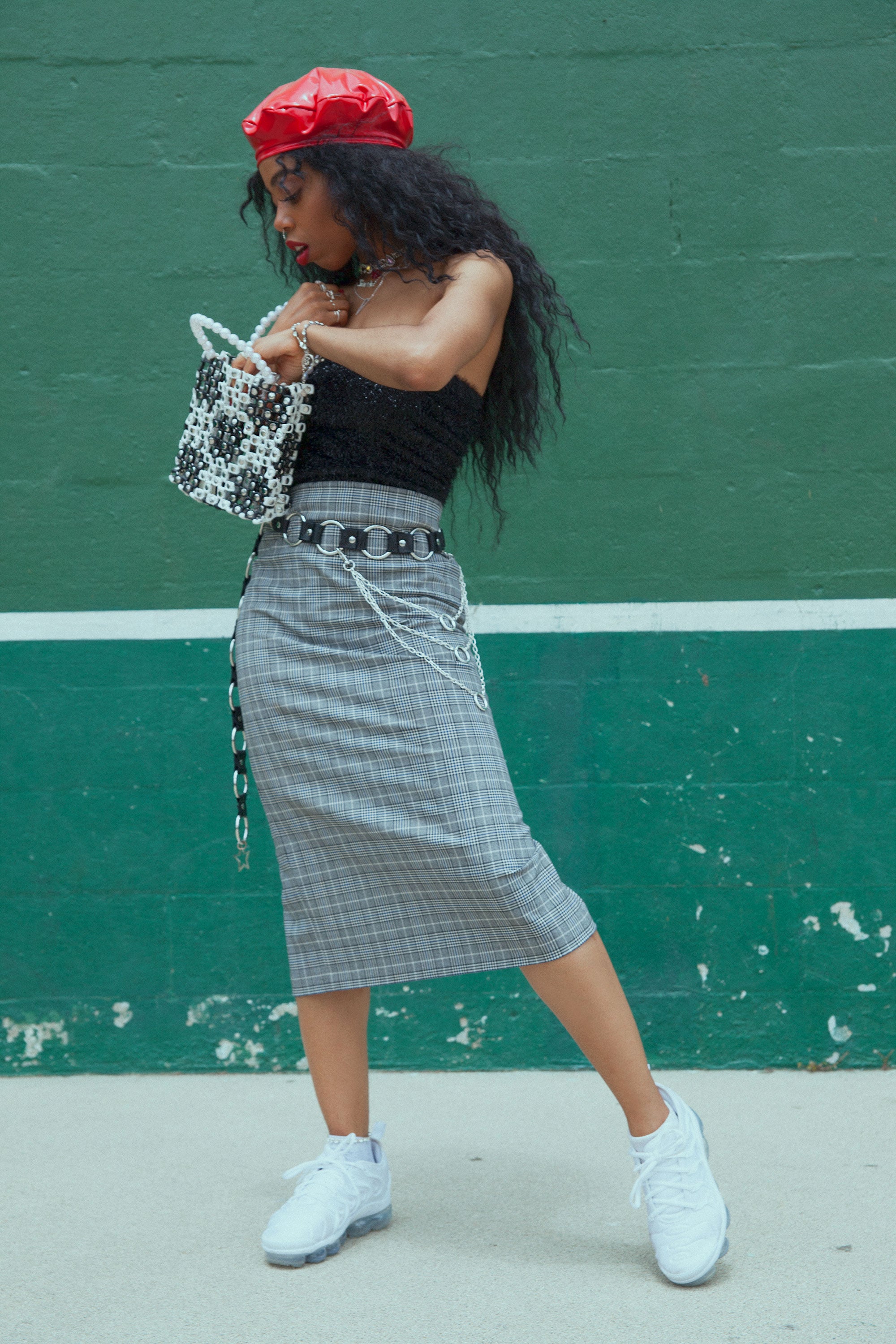 Three Stacks Pocket Chain