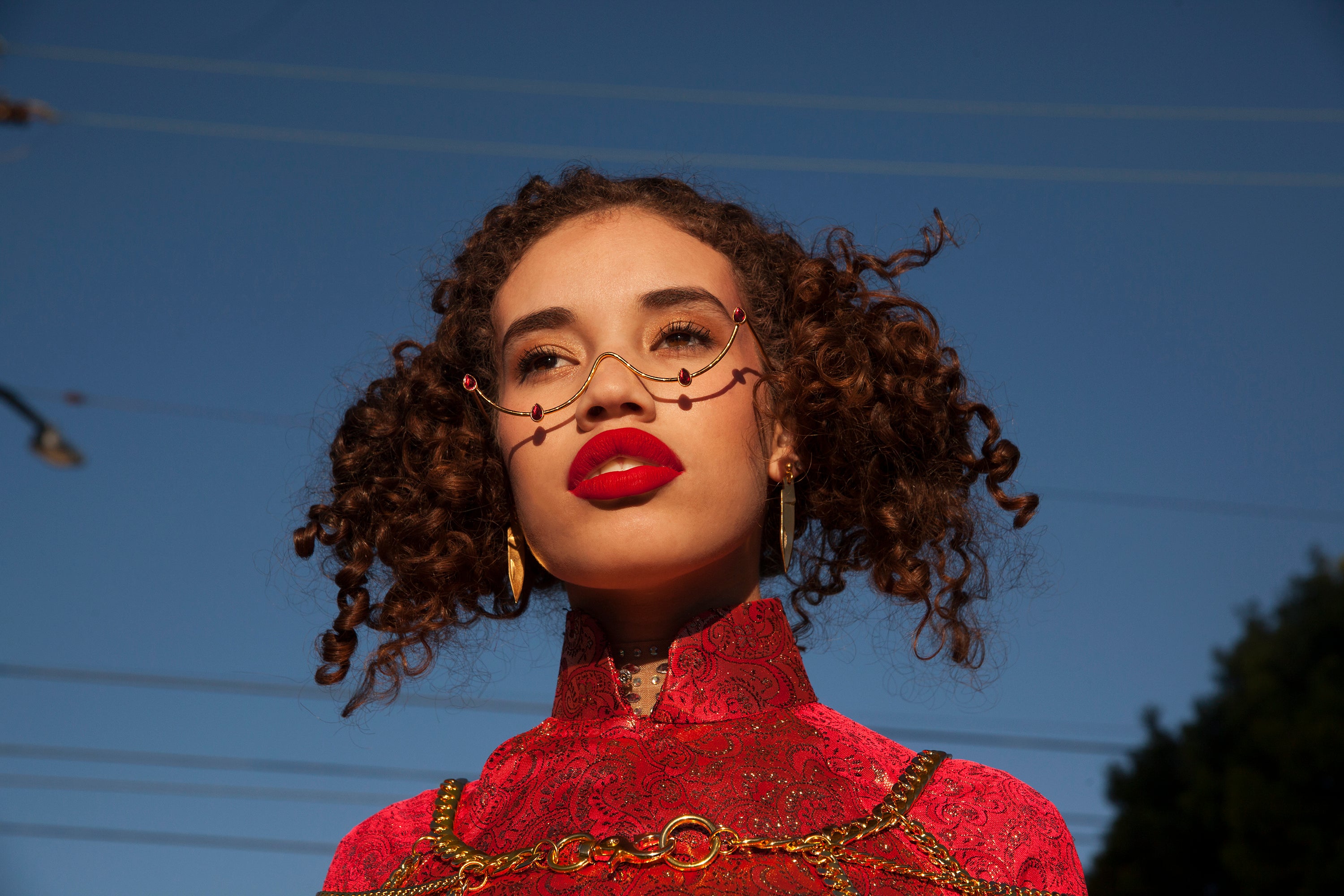 Crystal Tears Wire Glasses