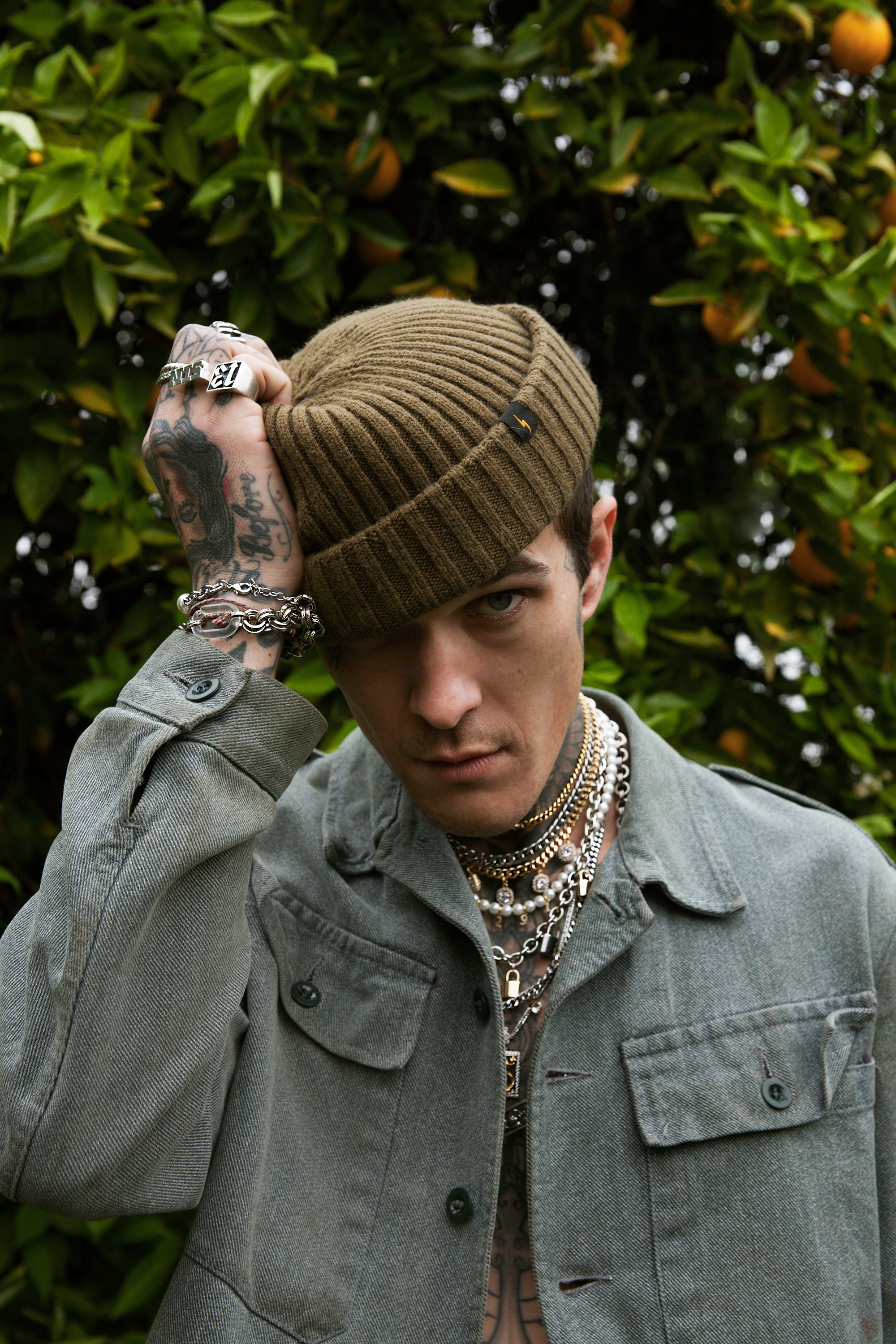 Pearl Clear Chain Wrap Bracelet