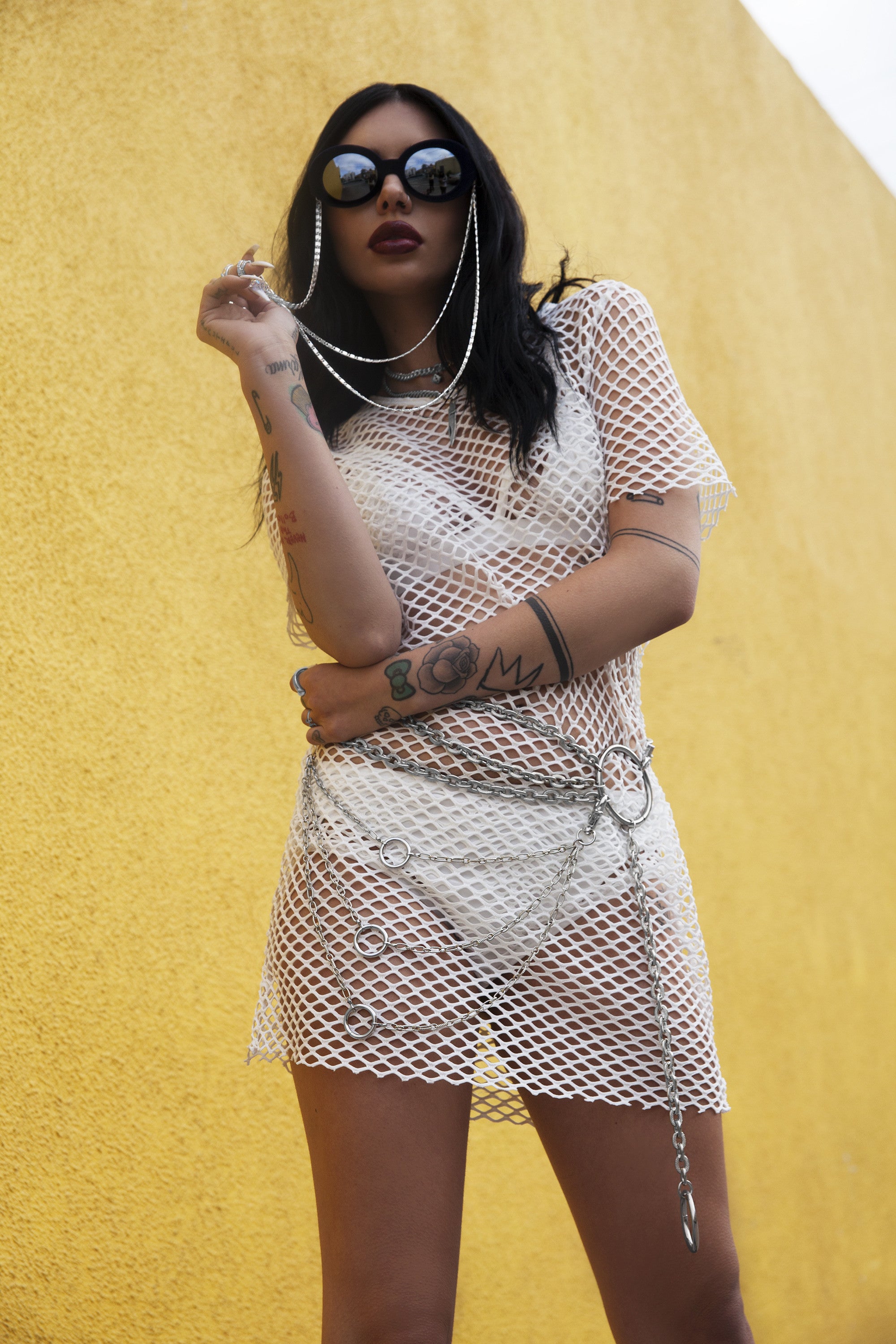 Three Stacks Pocket Chain