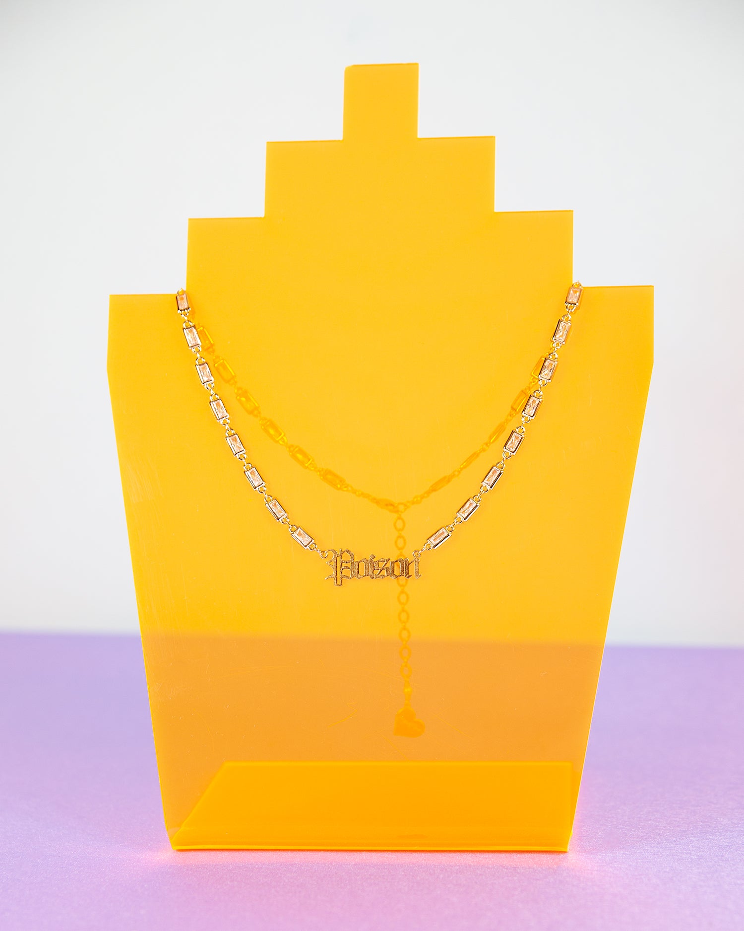 Poison Rectangle Prism Necklace