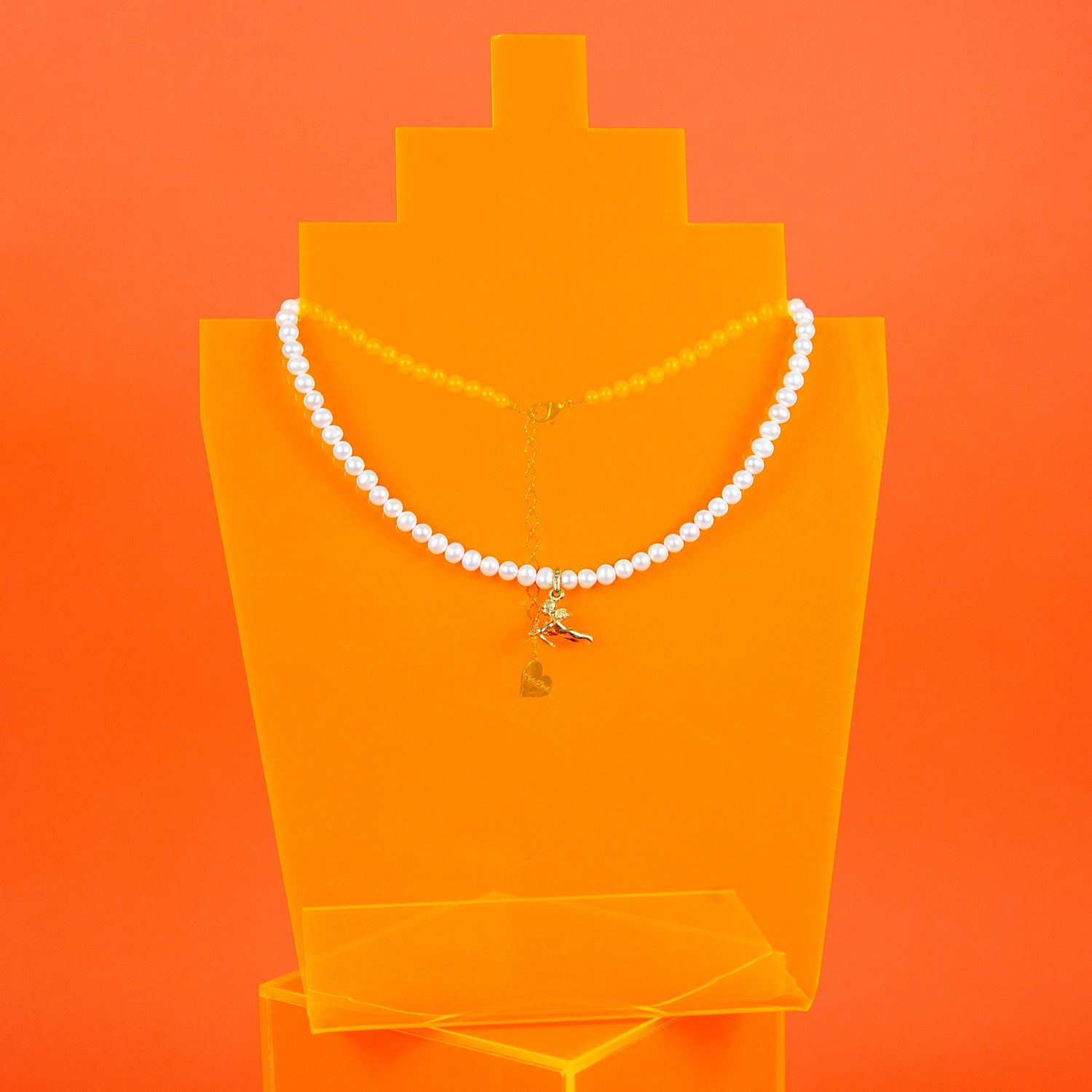 Pearl Cupid Necklace