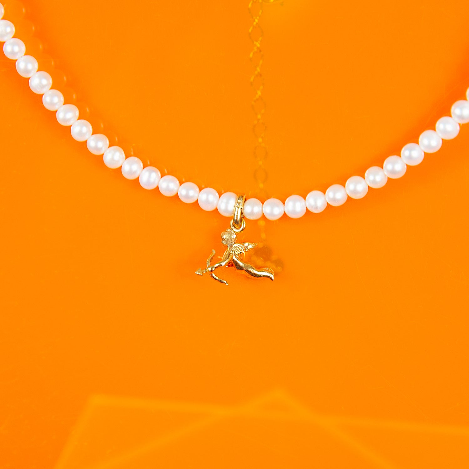 Pearl Cupid Necklace