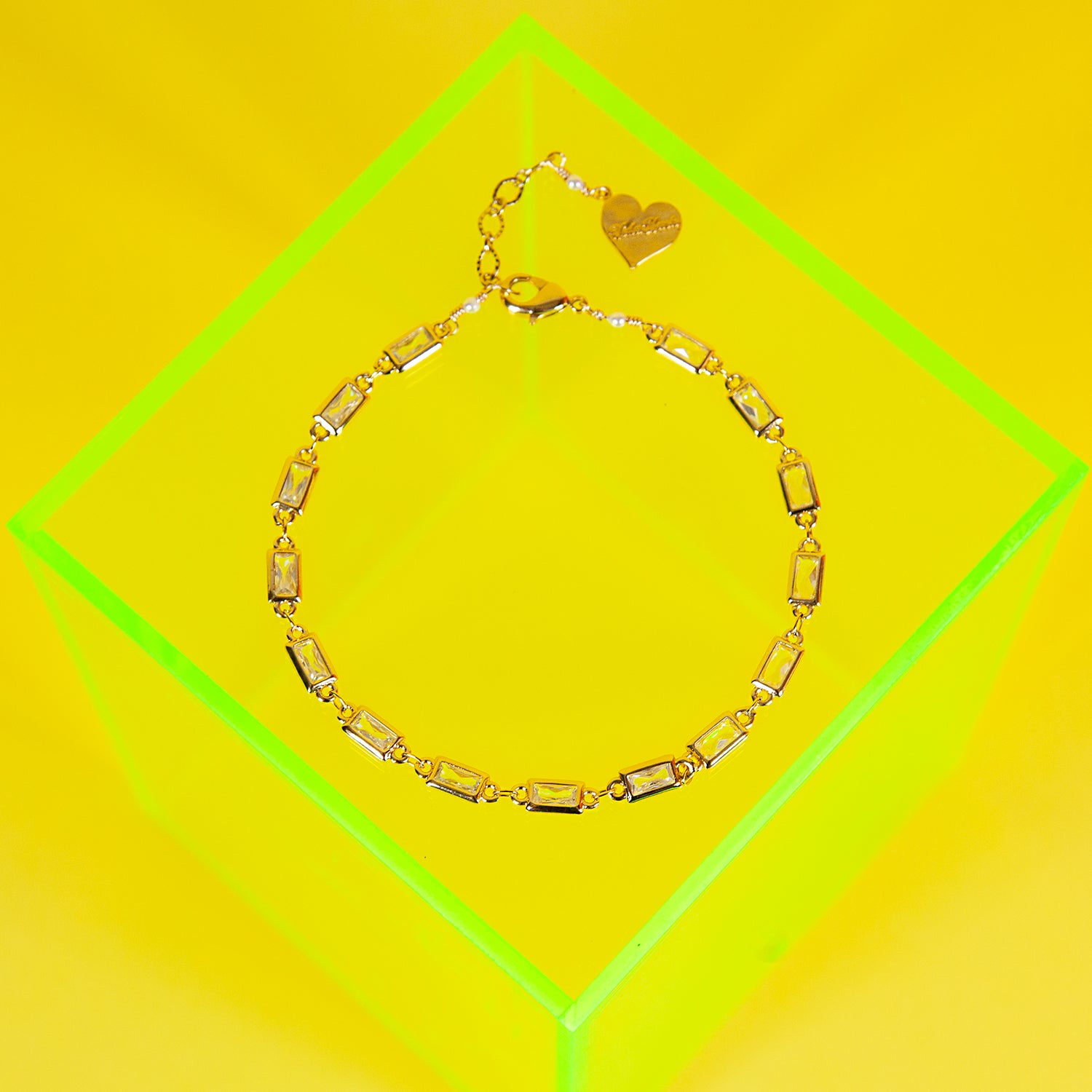 Rectangle Prism Anklet