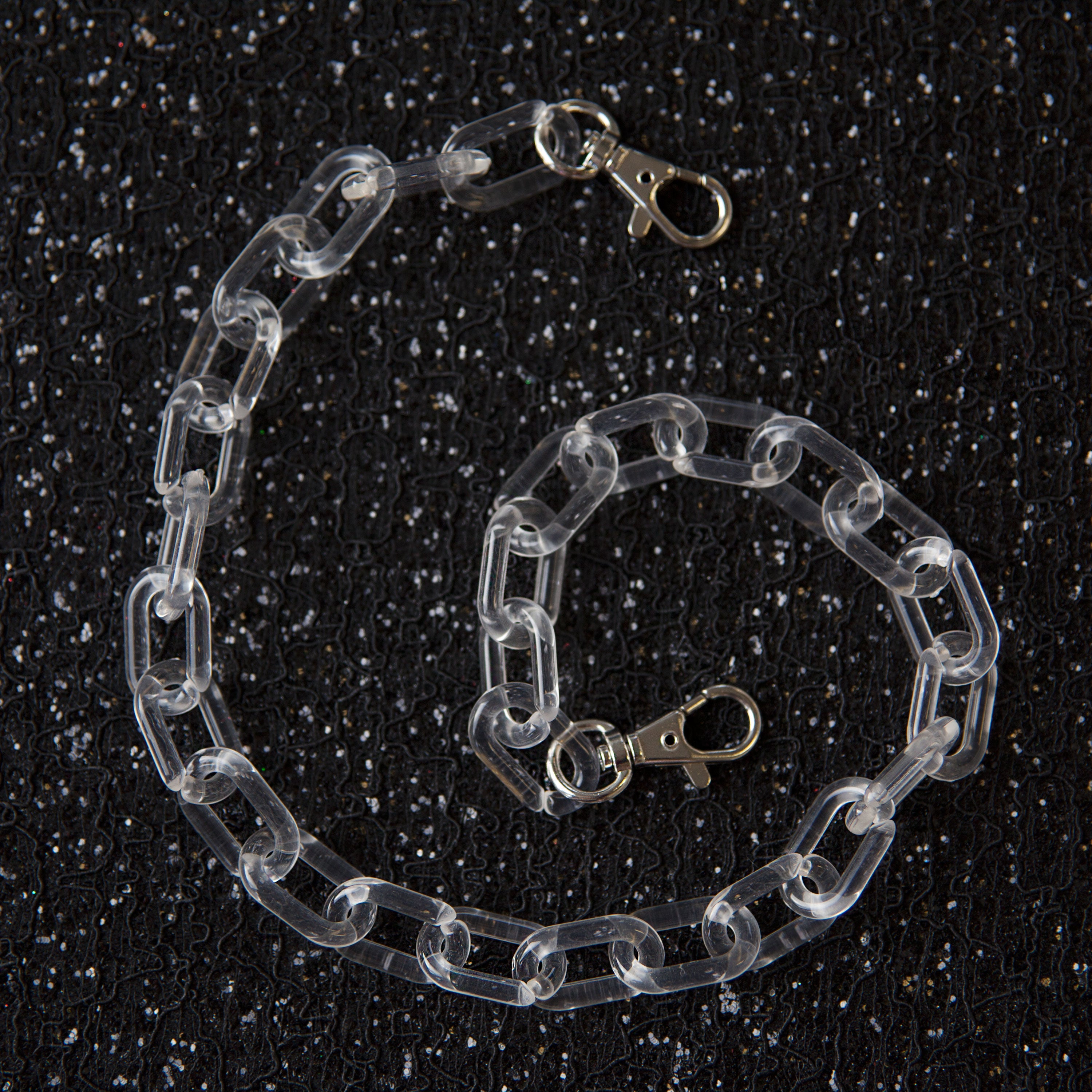 Crystal Clear Pocket Chain