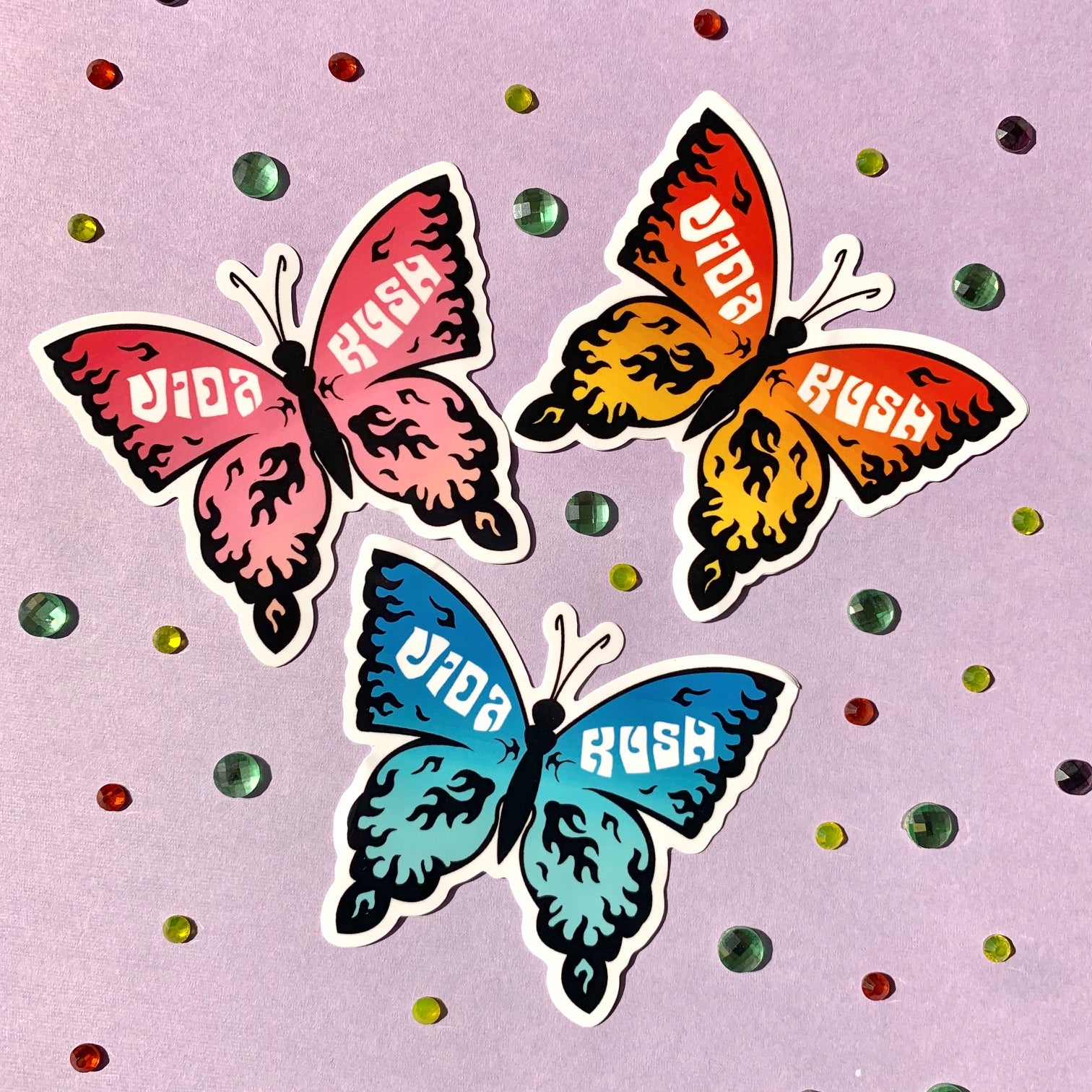 Butterflame 3 Sticker Pack