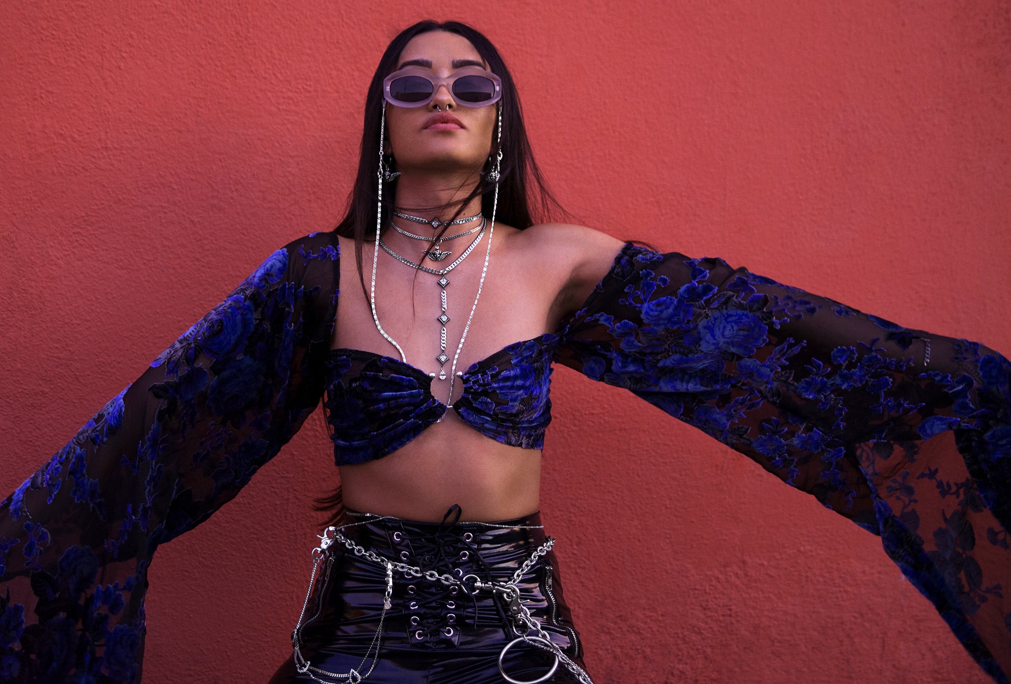 Cuffed Up Sunglasses Chain