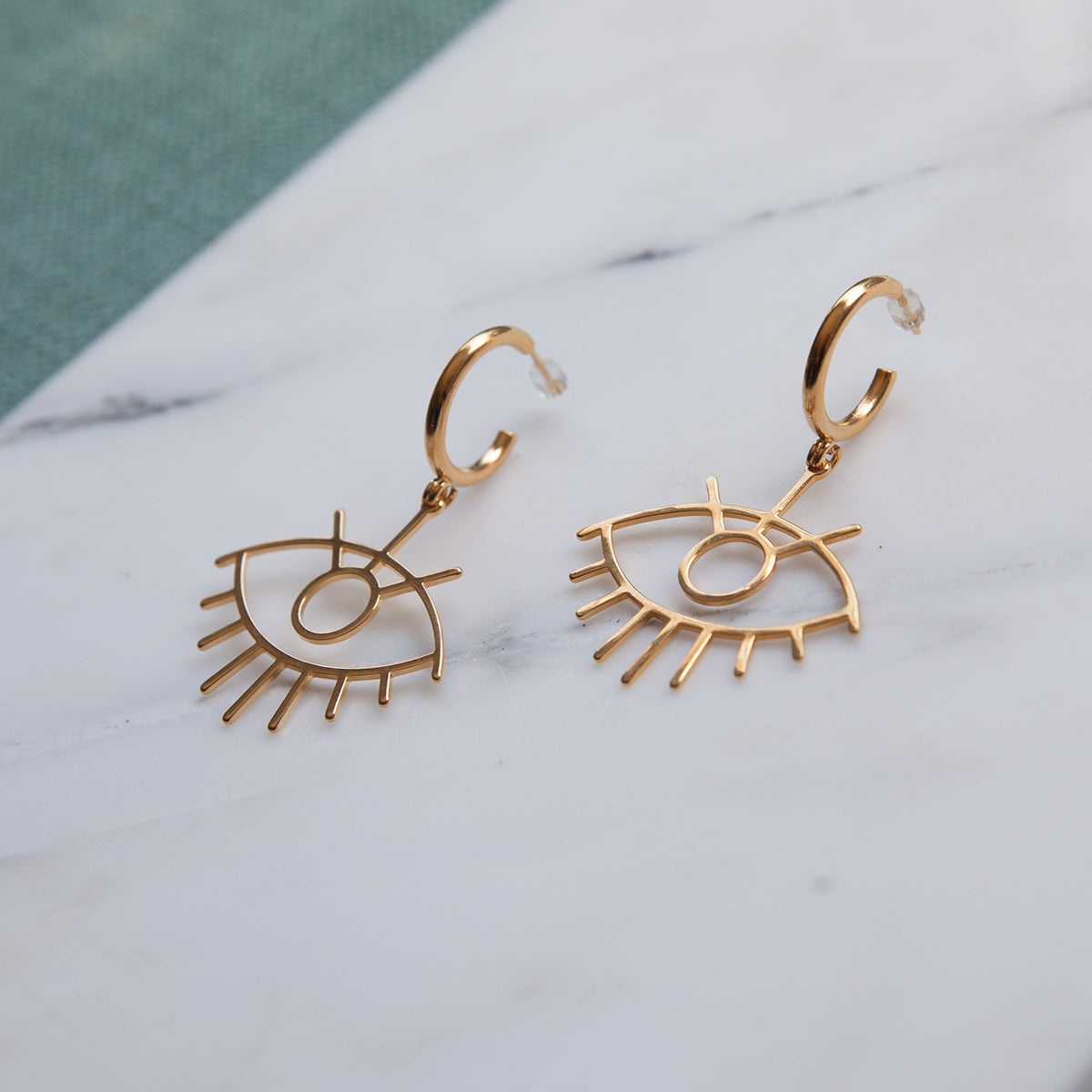 See Right Through Me Hoop Earrings