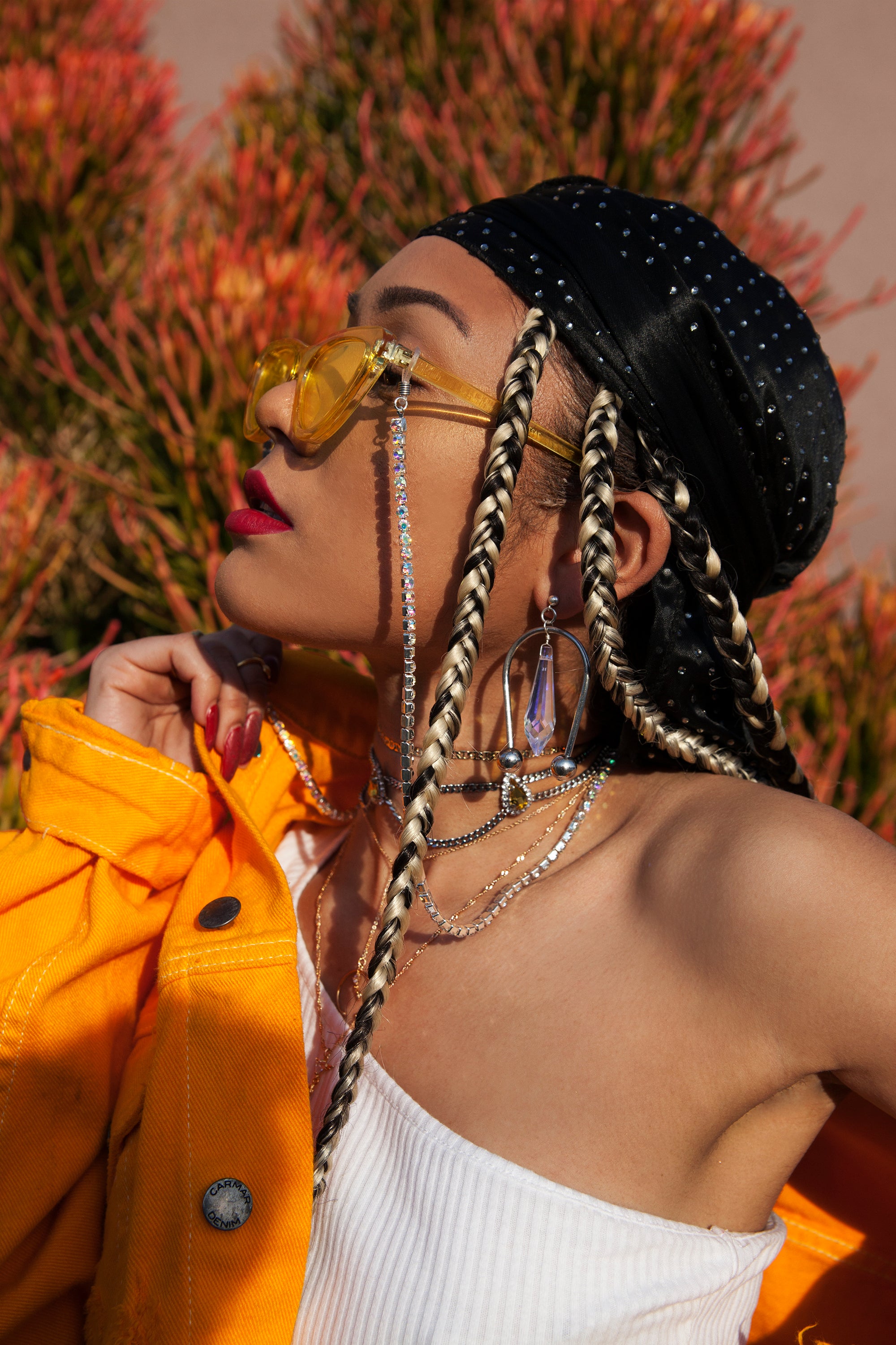 Mini Disco Sunglasses Chain