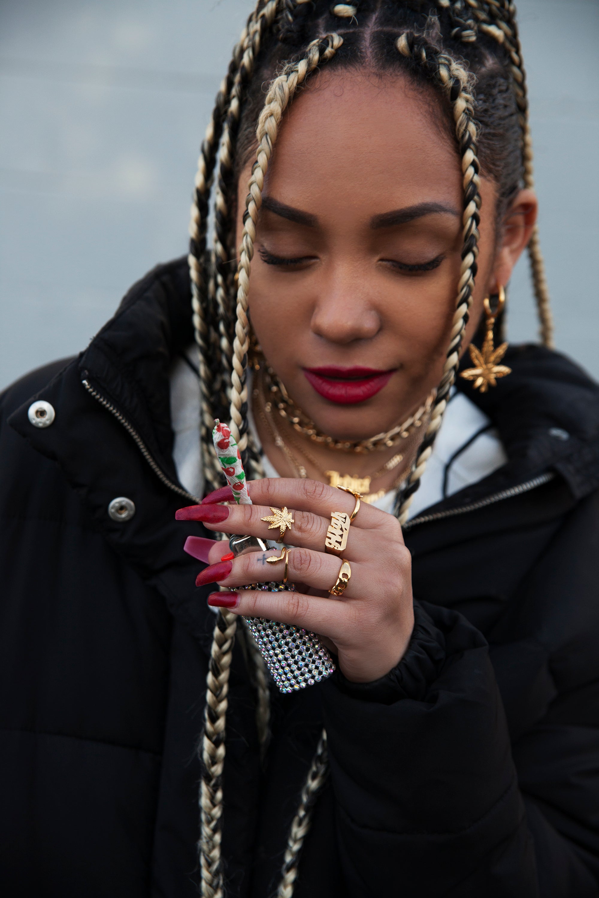 Thin Snake Knuckle Ring