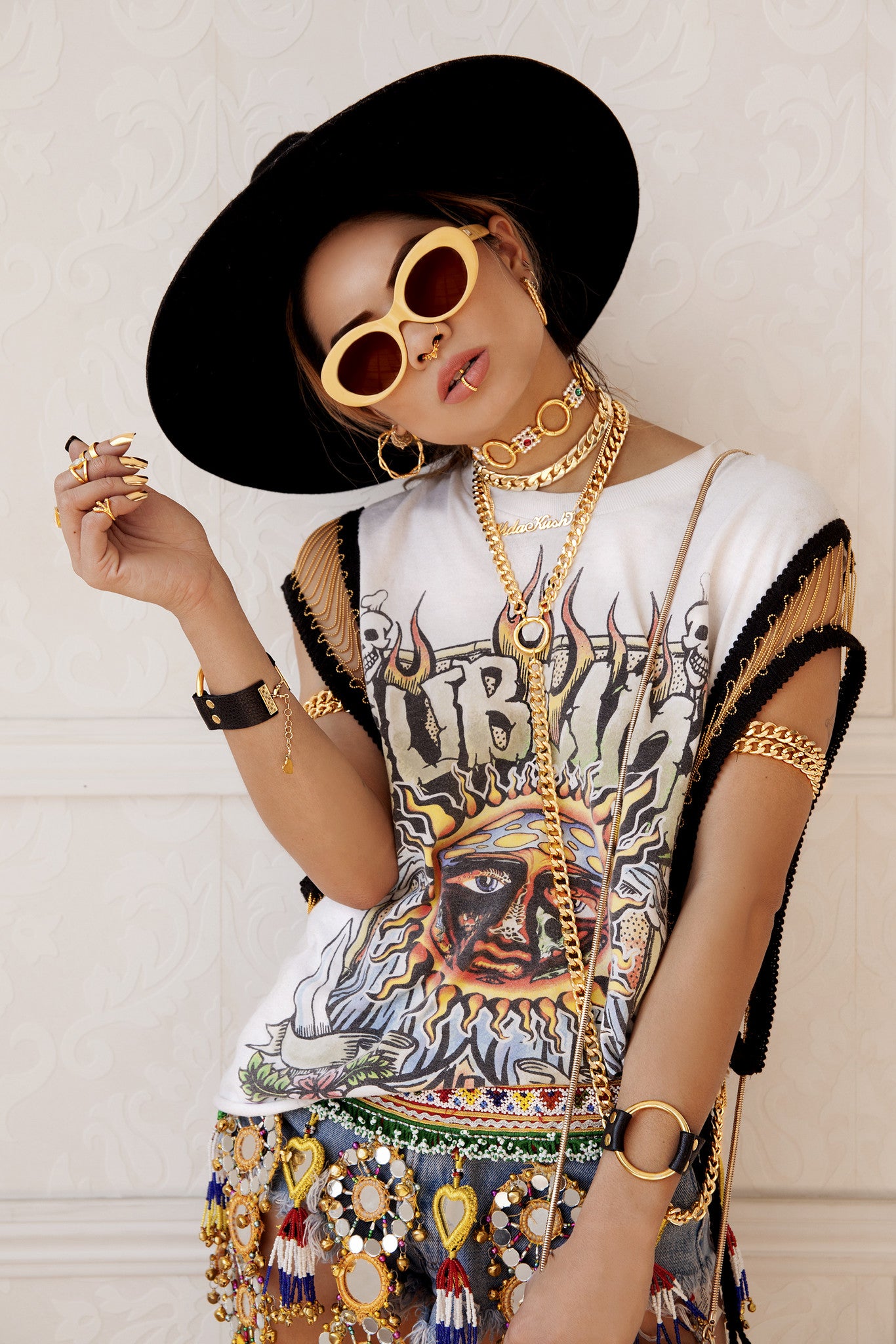 Goldie Links Choker & Pocket Chain