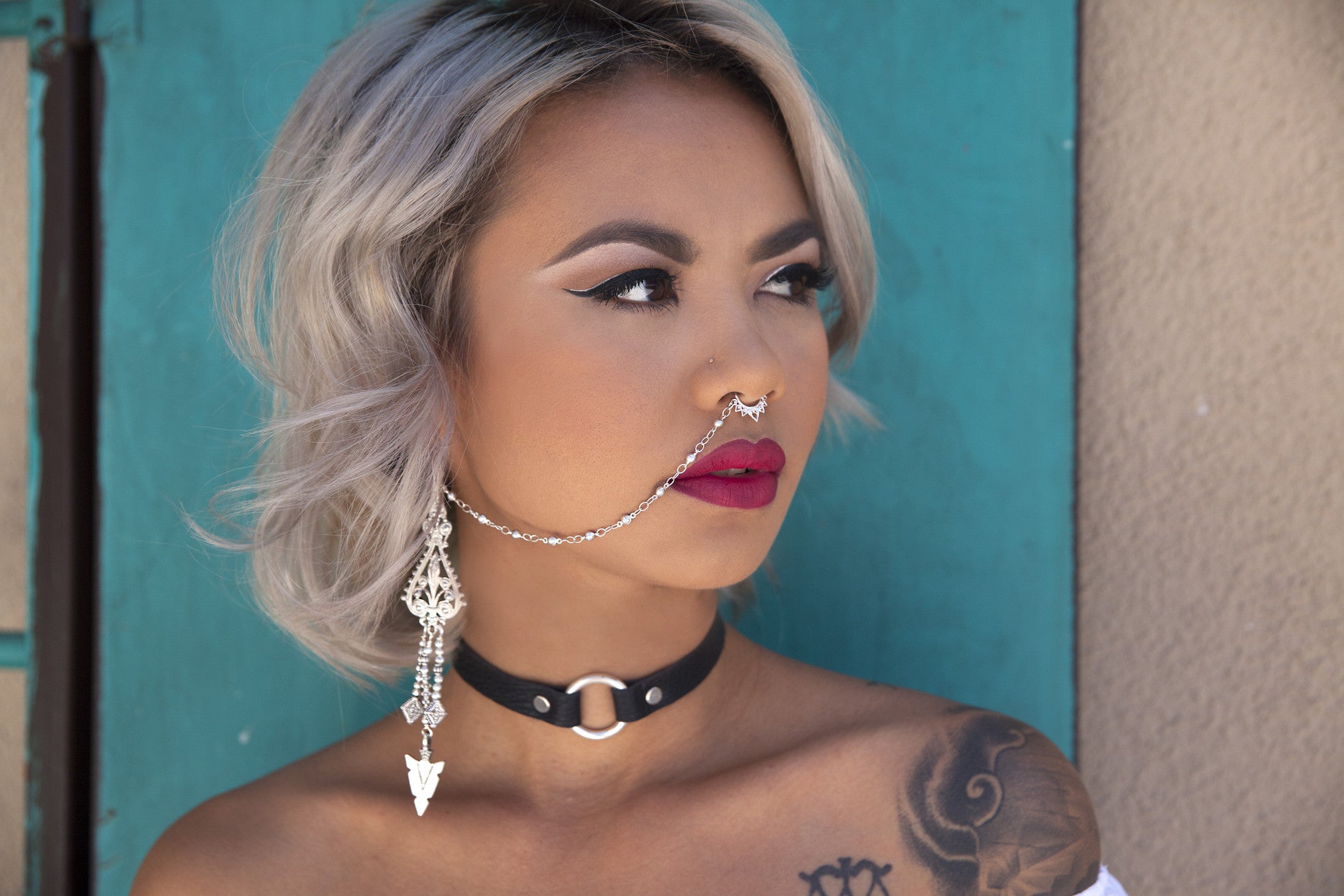 Tribal Arrow Nose Chain