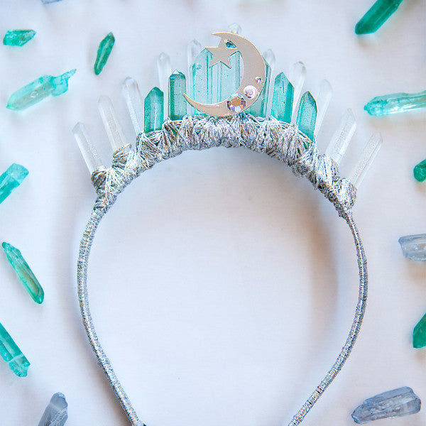 Green Moon Goddess Crown
