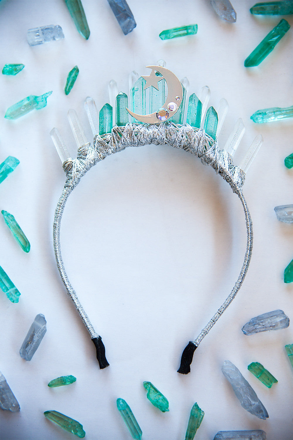 Green Moon Goddess Crown