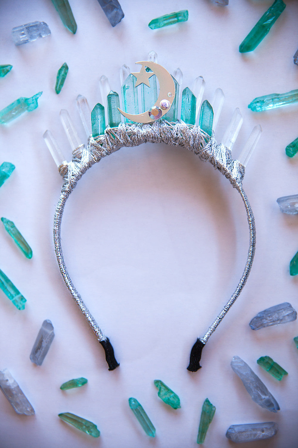 Green Moon Goddess Crown