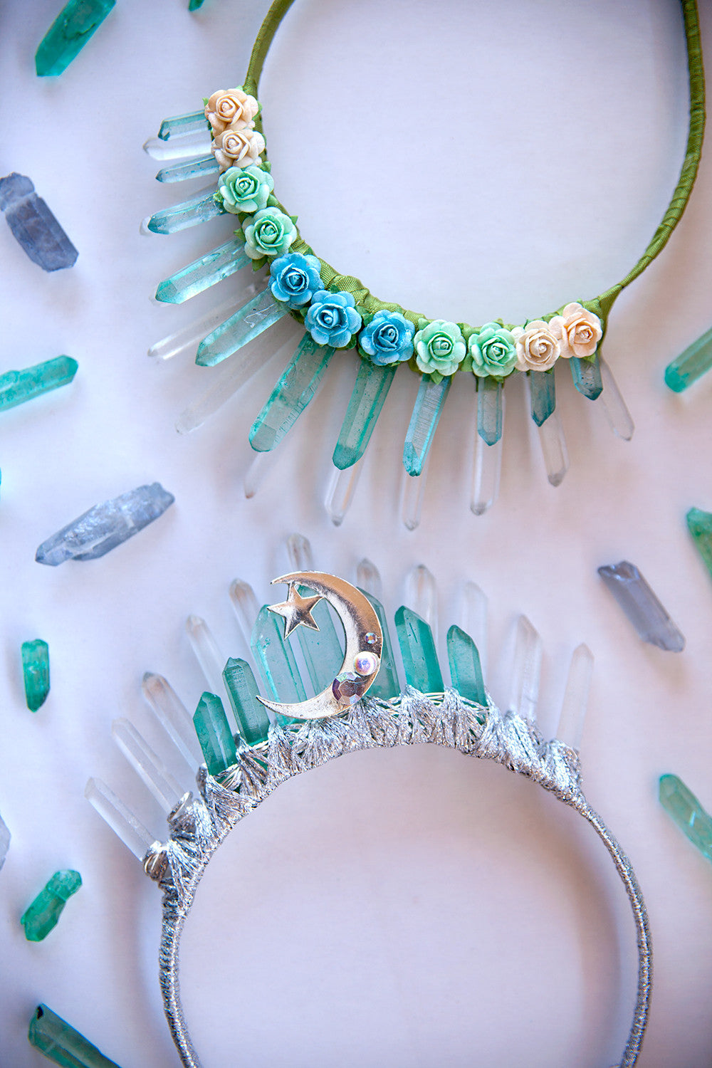 Green Moon Goddess Crown