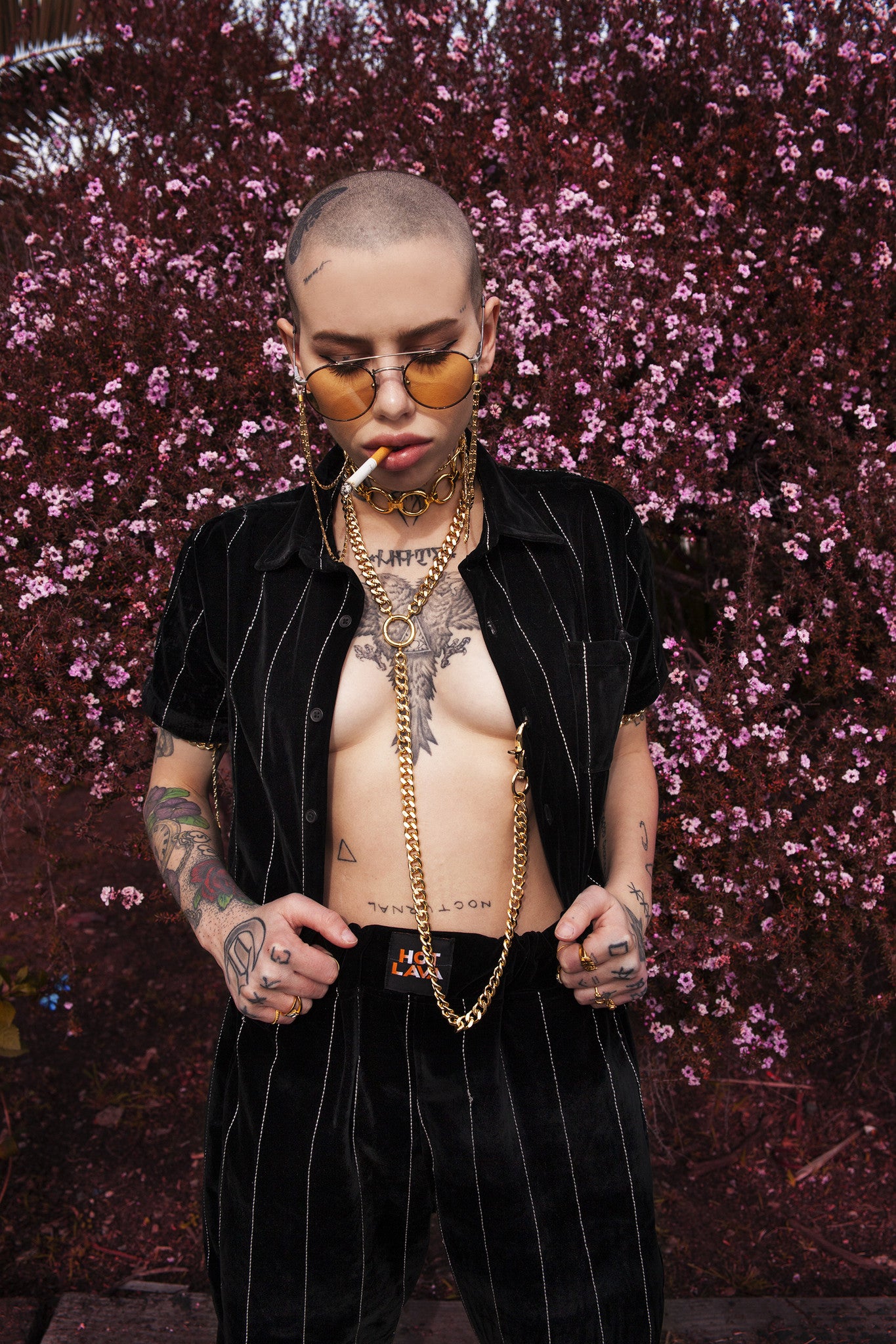 Goldie Links Choker & Pocket Chain