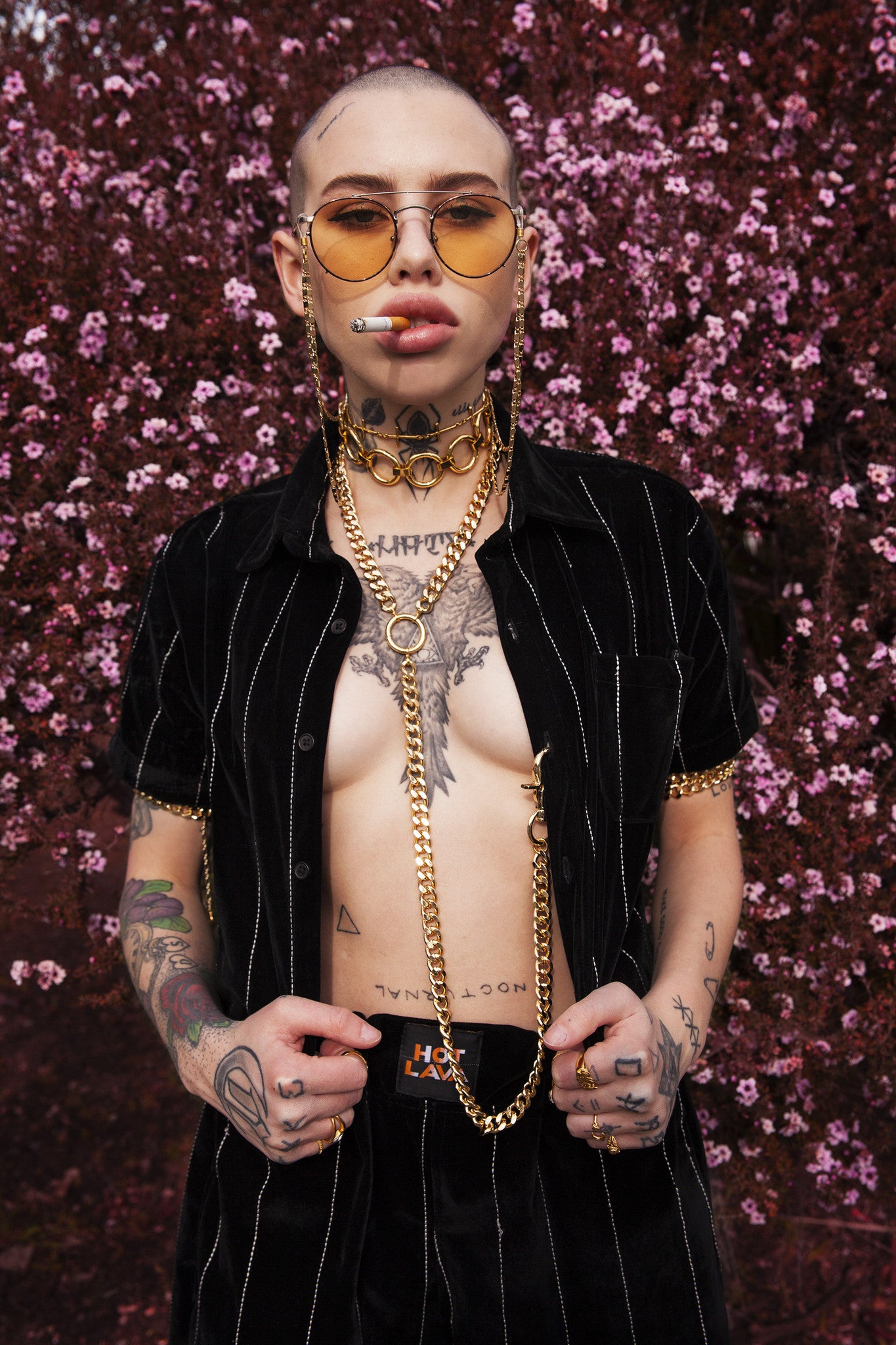 Goldie Links Choker & Pocket Chain