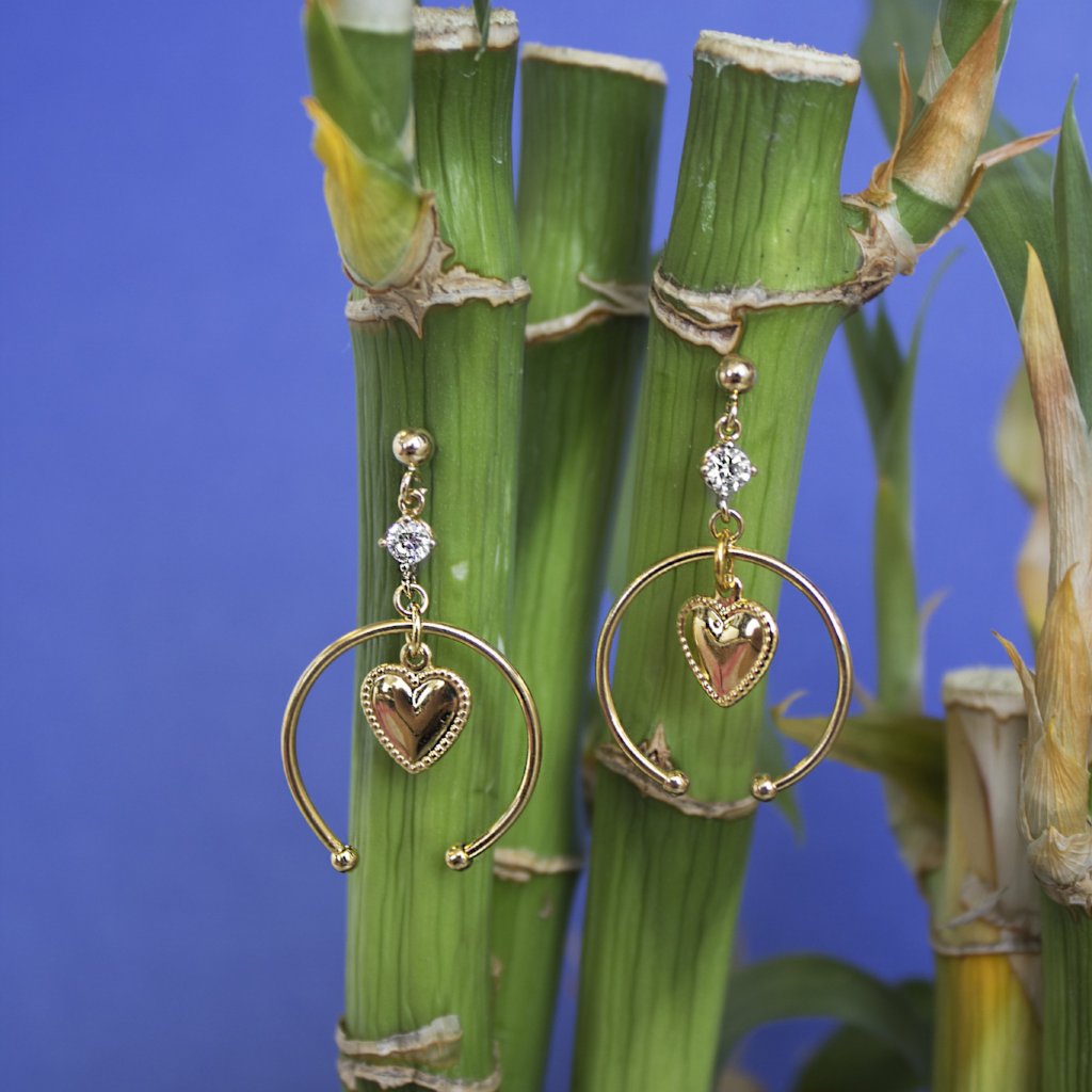 Theia Heart Earrings