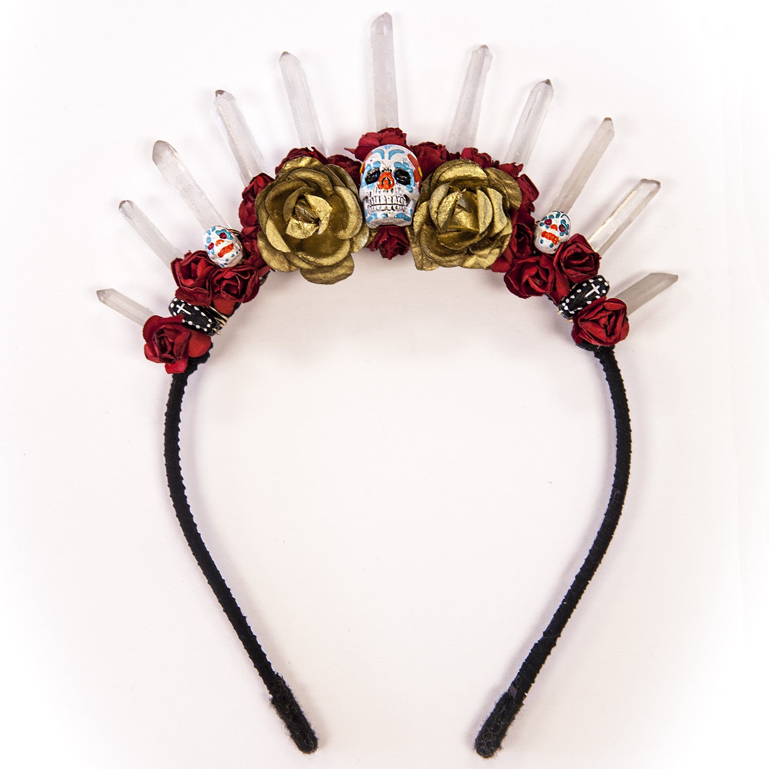 Dia De Los Muertos Crystal Crown