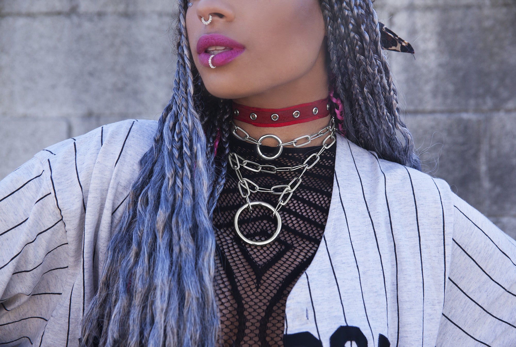 Metal Misfit Choker