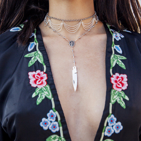 Chain Scallop Choker
