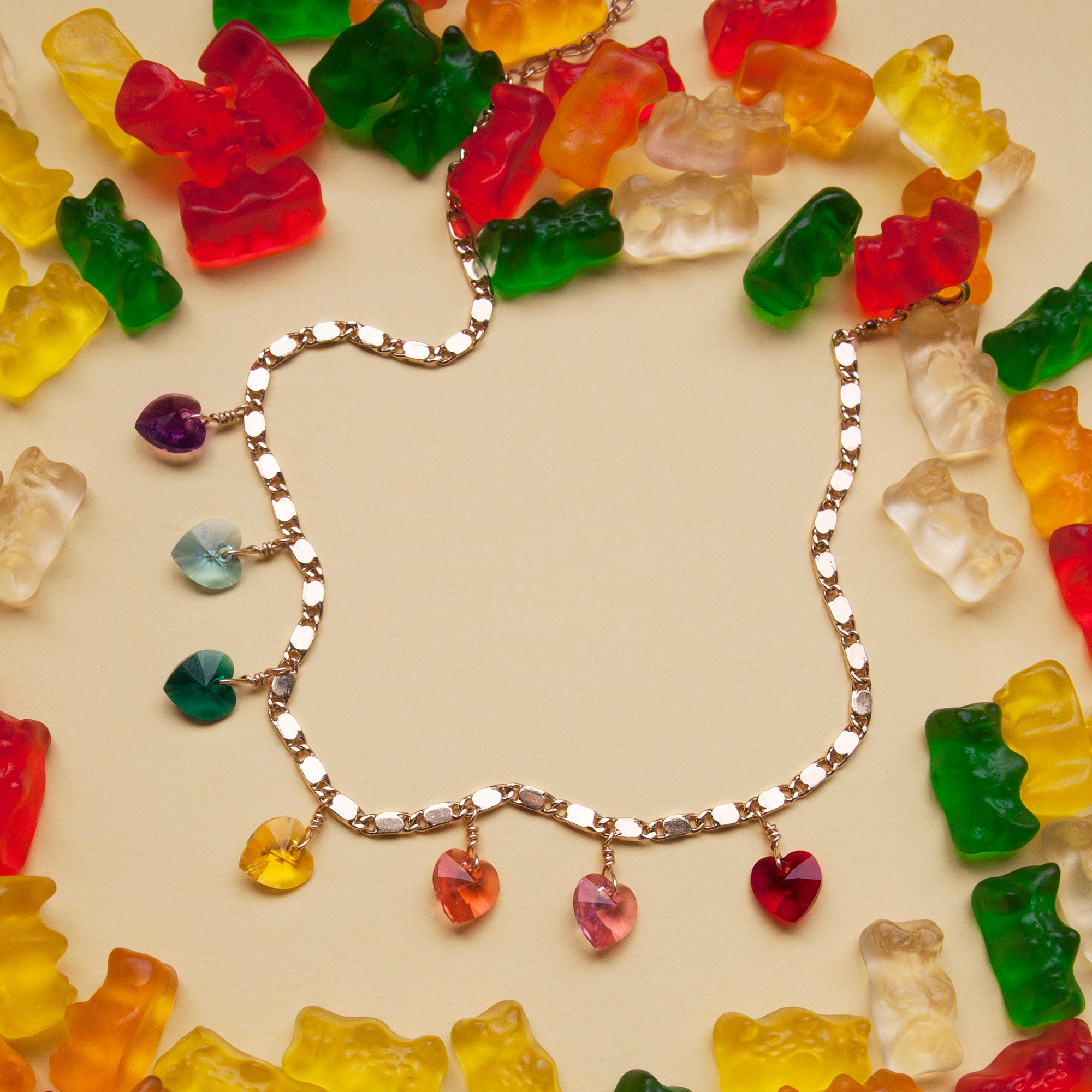 Rainbow Love Necklace