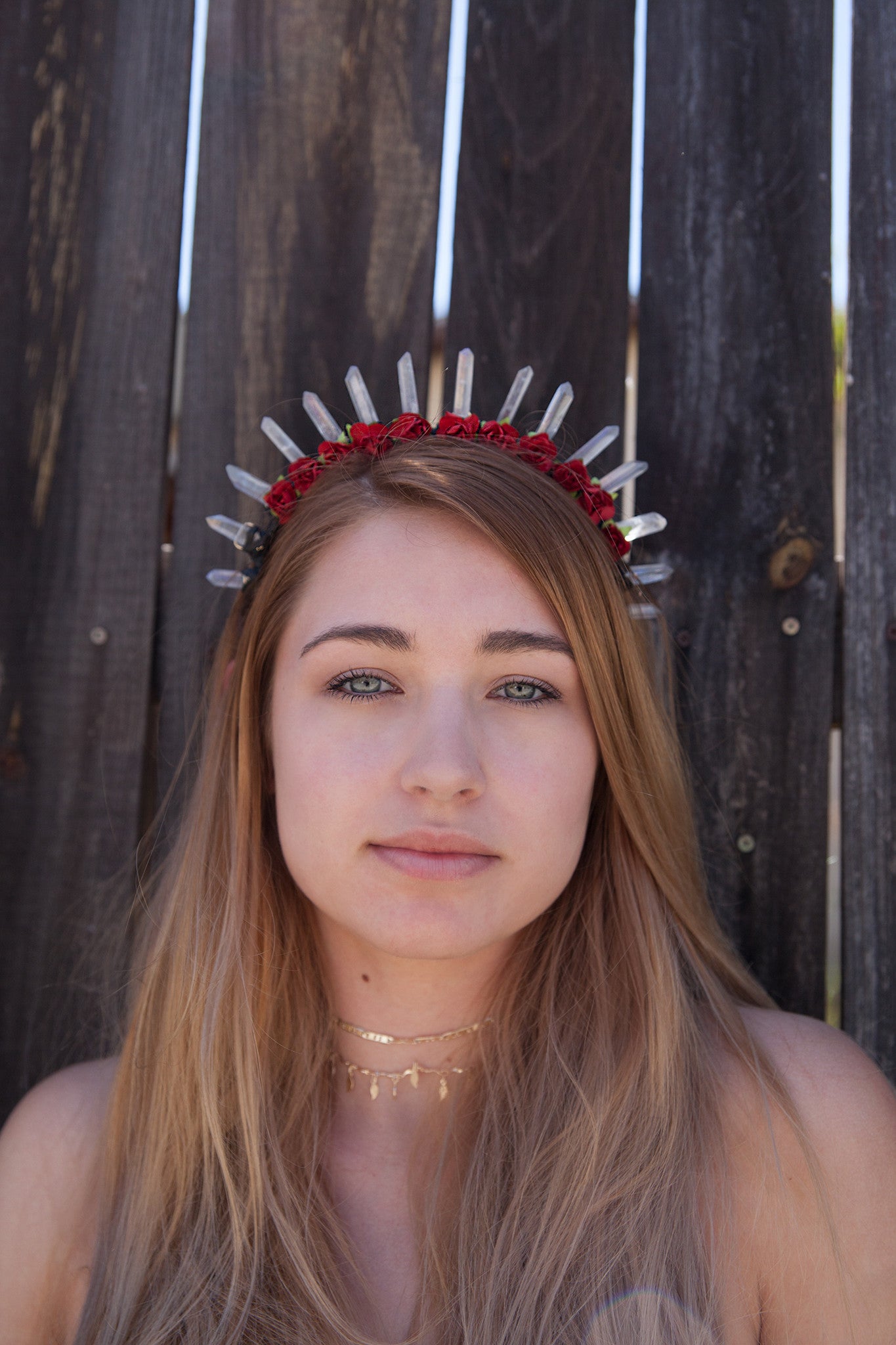 Red Rose Crystal Crown