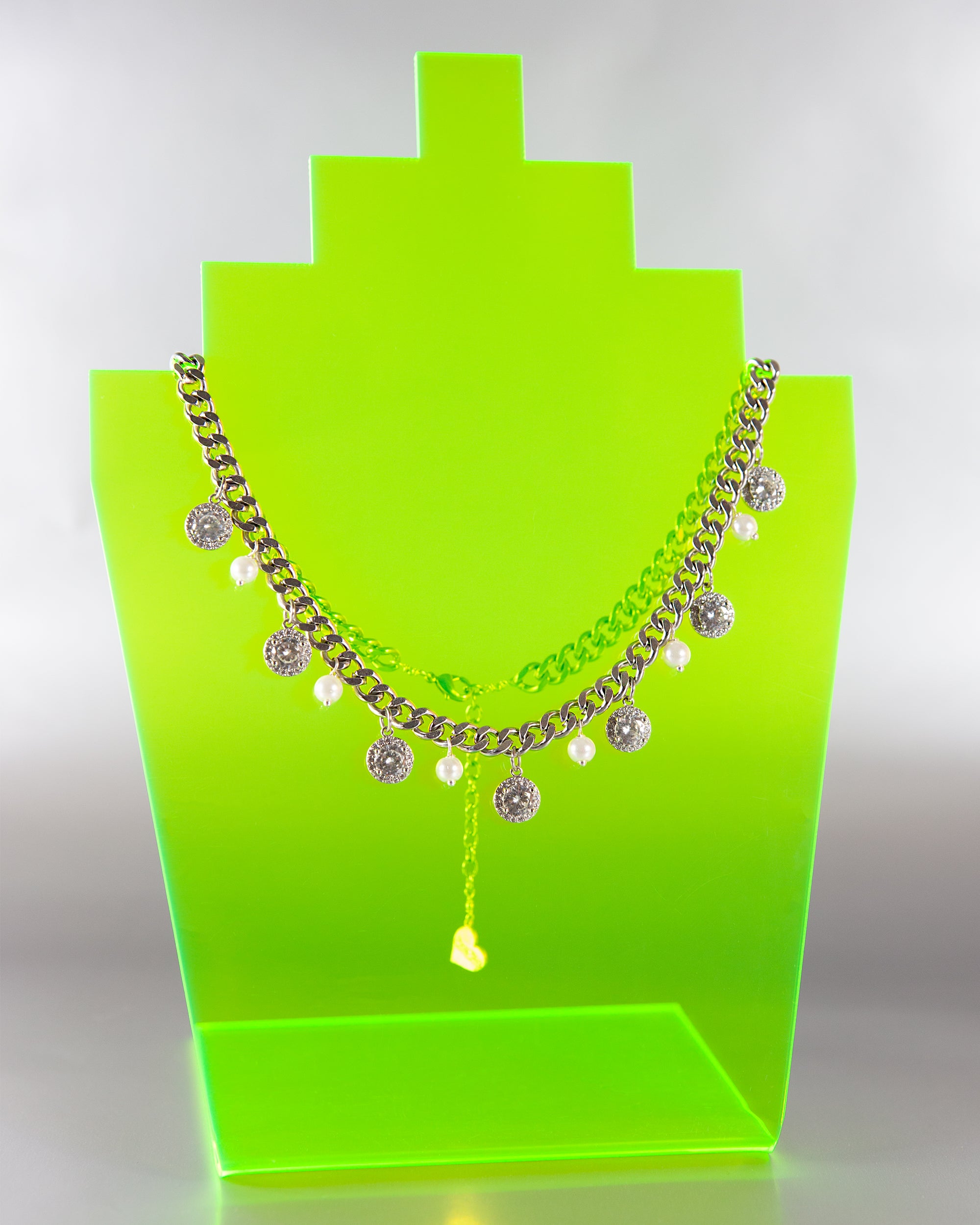 Smoke and Pearls Necklace