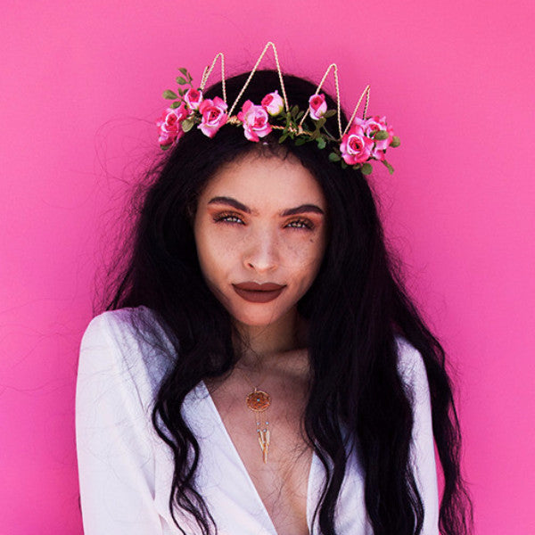 Pink Flora Crown
