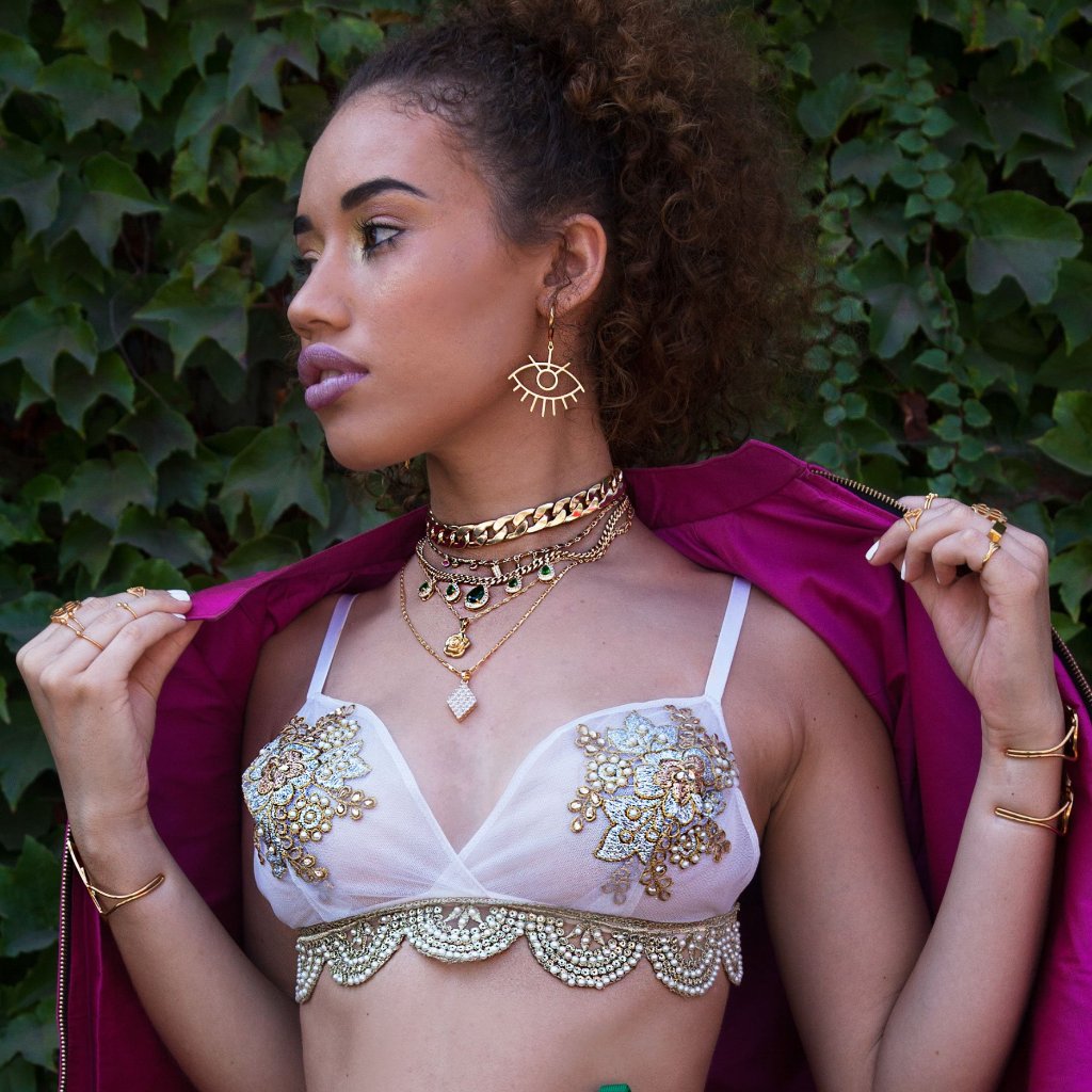 See Right Through Me Hoop Earrings