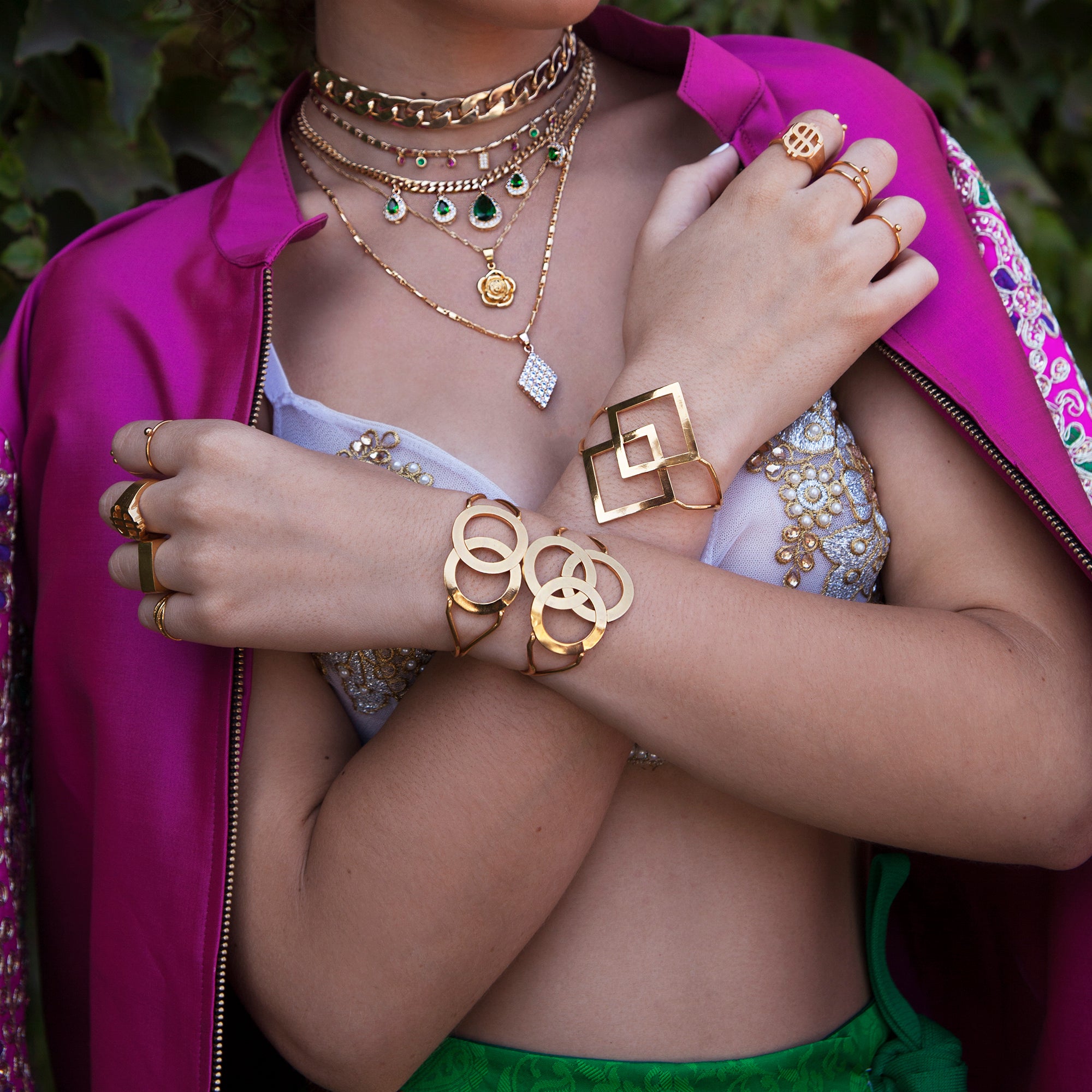 Three Sides to Every Story Cuff