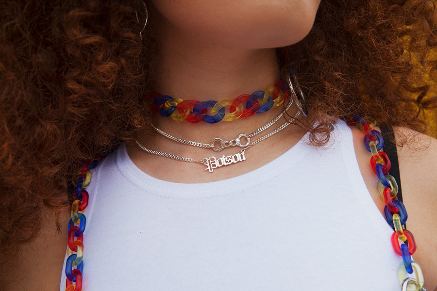Poison Nameplate Necklace