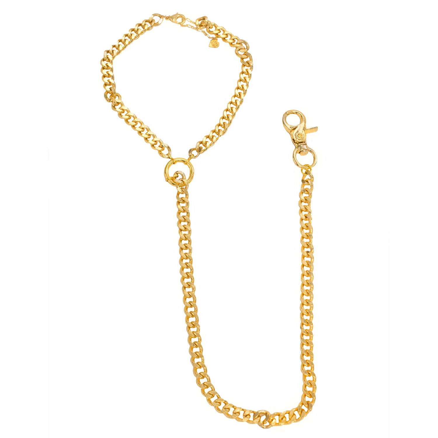 Goldie Links Choker & Pocket Chain