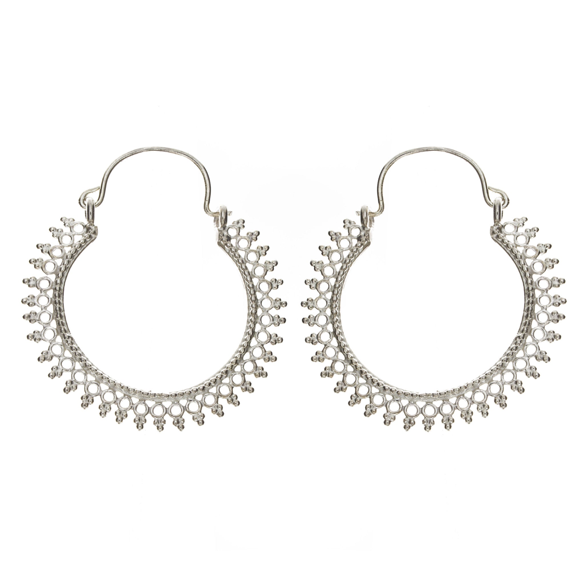 Filigree Hoop Earring