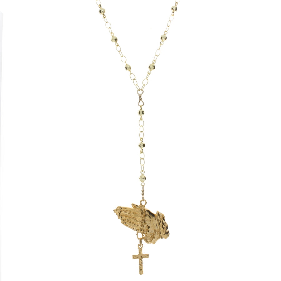 Pray For Me Rosary Necklace