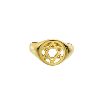 Star of David Knuckle Ring