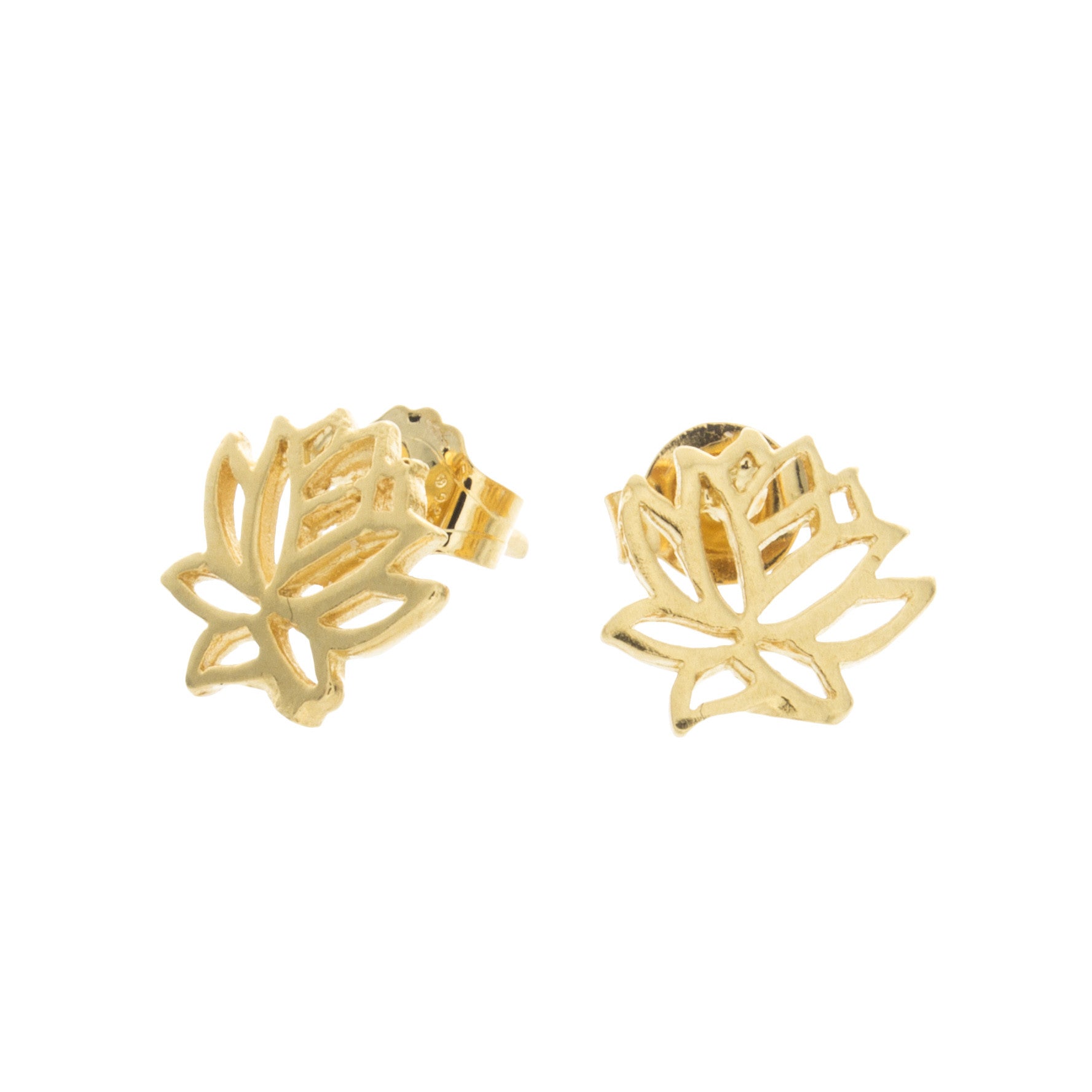Lotus Stud Earrings