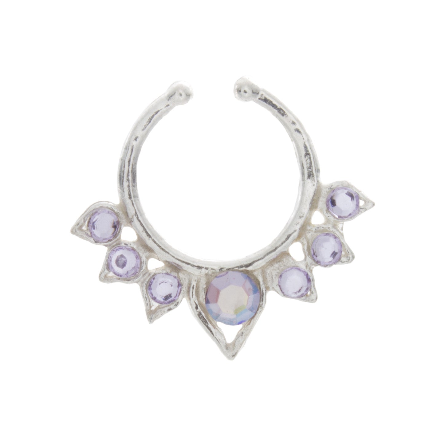 Fancy Lavender Jewel Aurora Clip