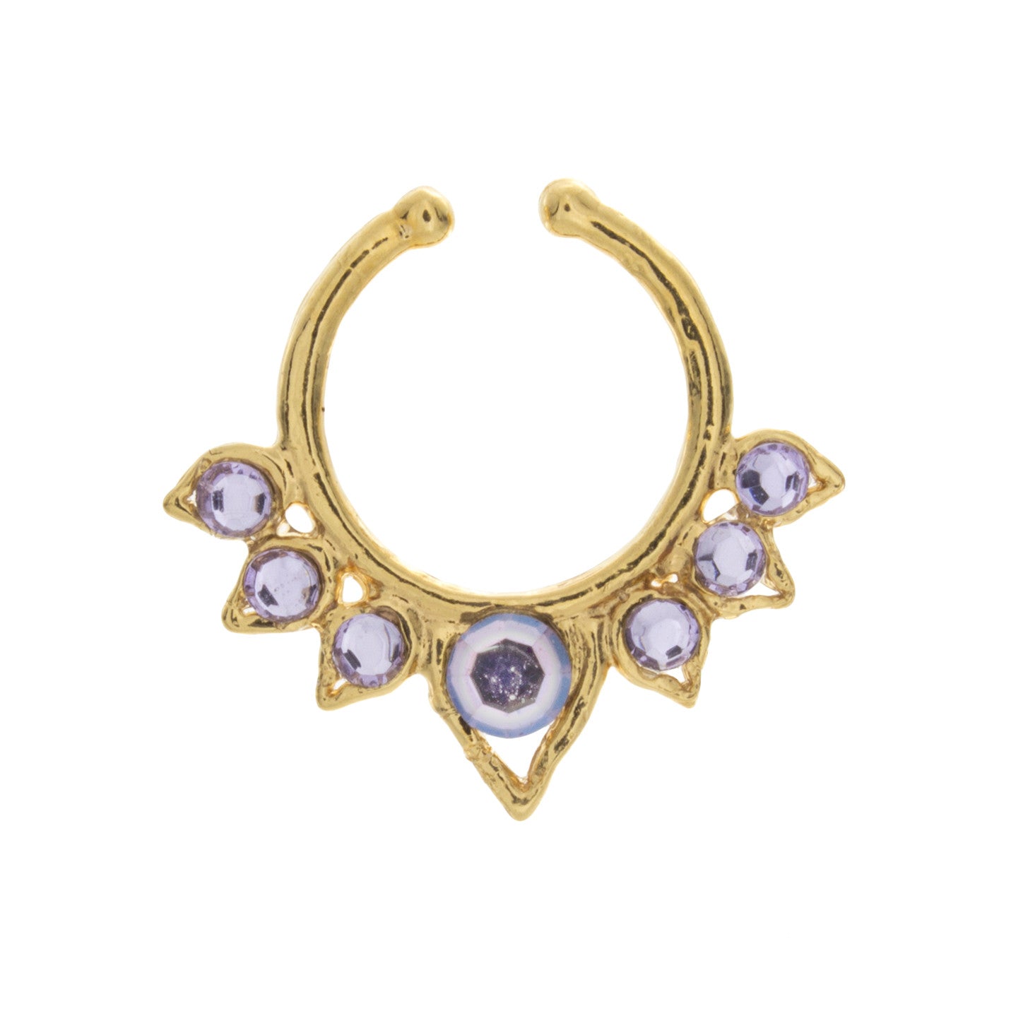 Fancy Lavender Jewel Aurora Clip