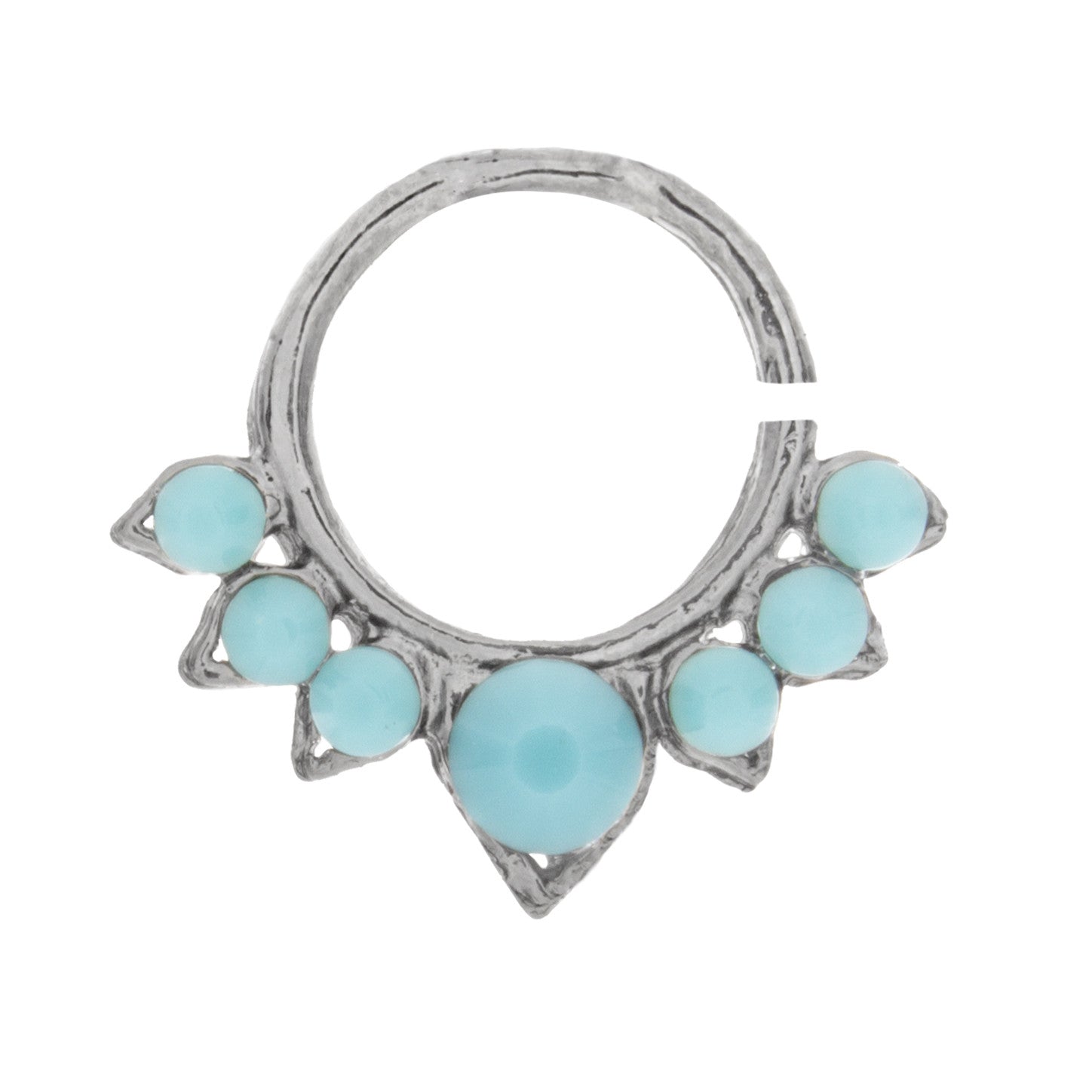 Fancy Turquoise Aurora Ring