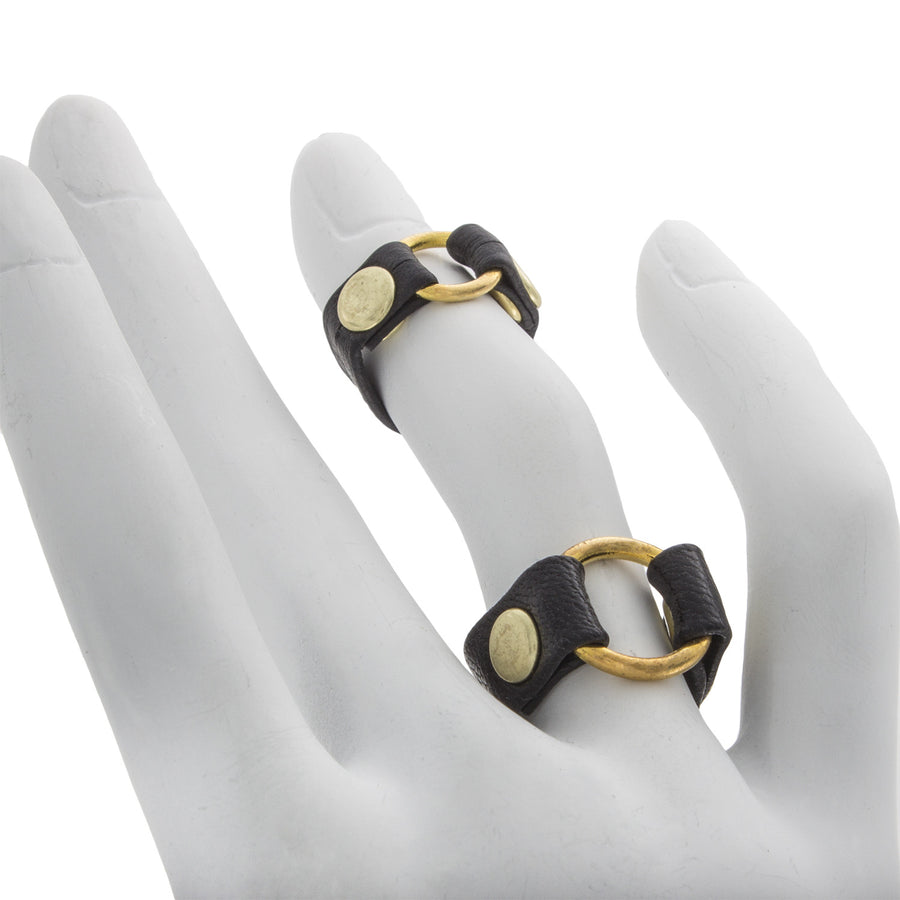 Leather Ring Set