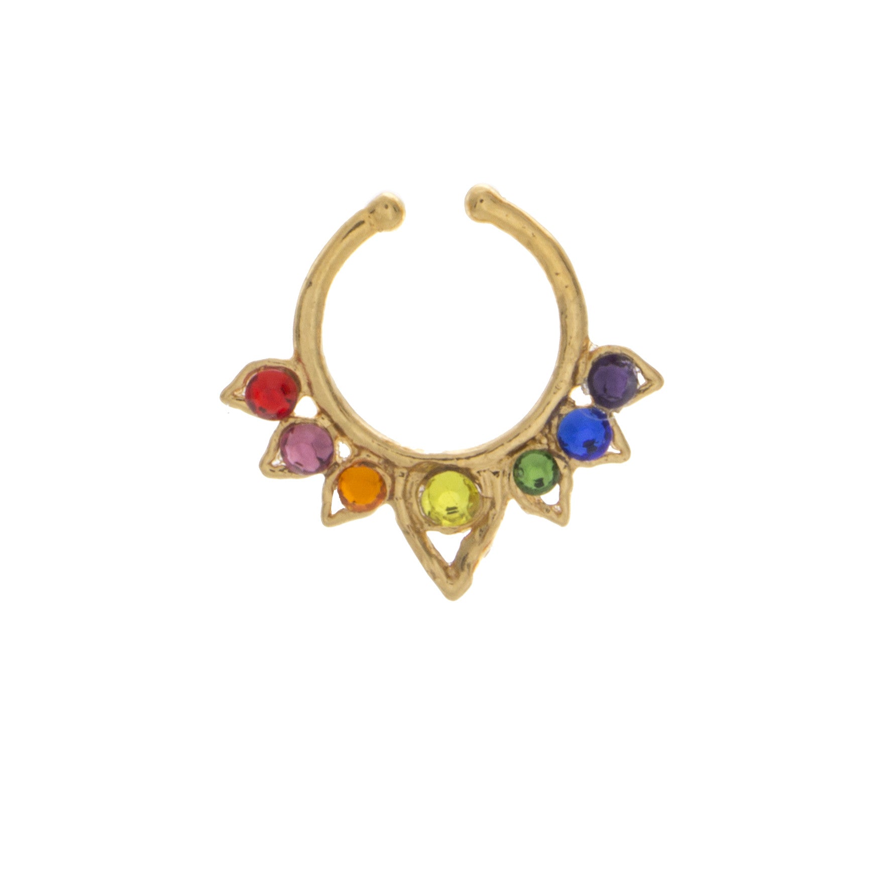 Rainbow Dream Aurora Septum Clip