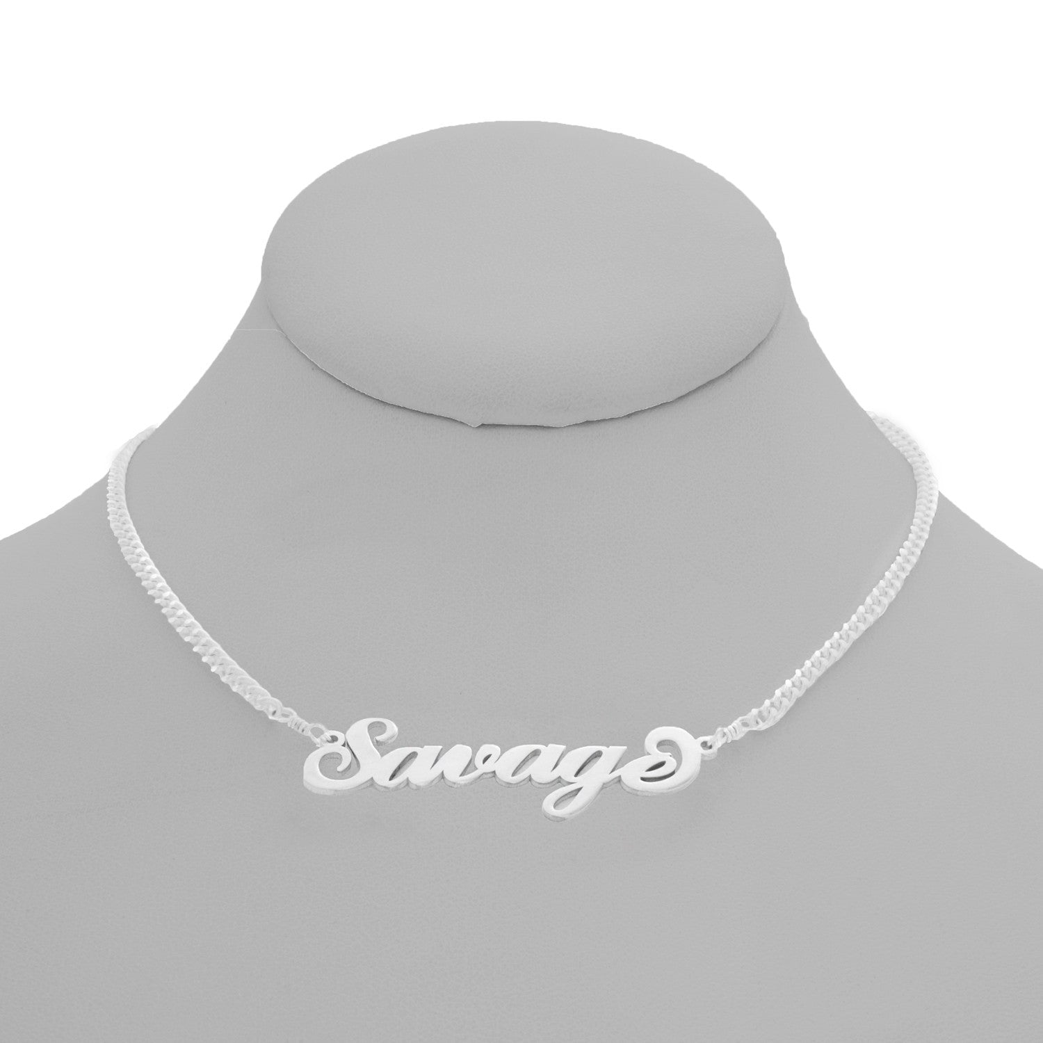 Savage Nameplate Necklace