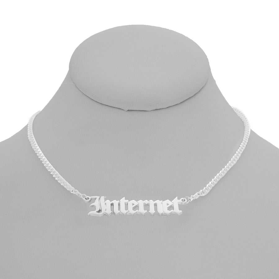 Internet Nameplate Necklace