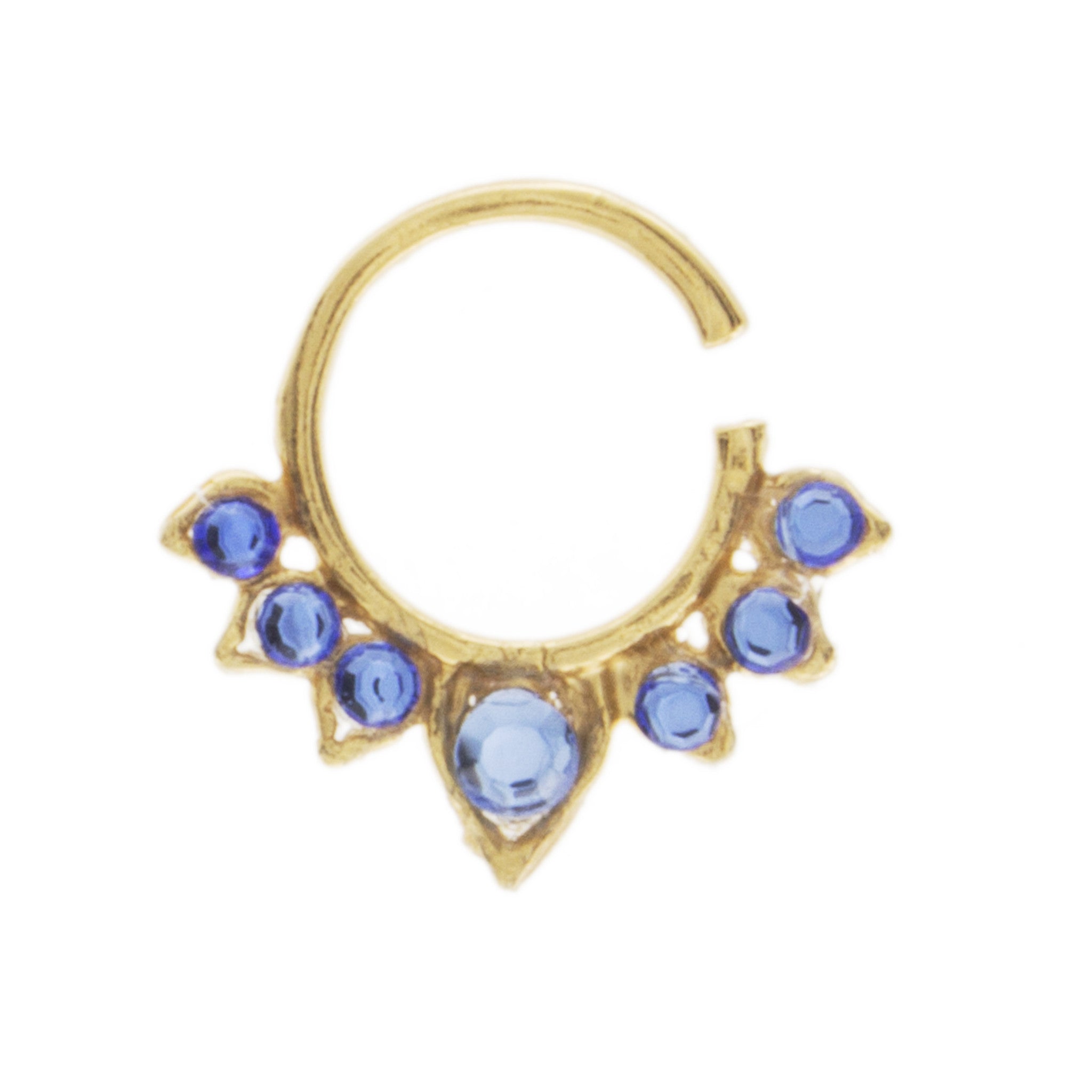 Fancy Indigo Aurora Ring