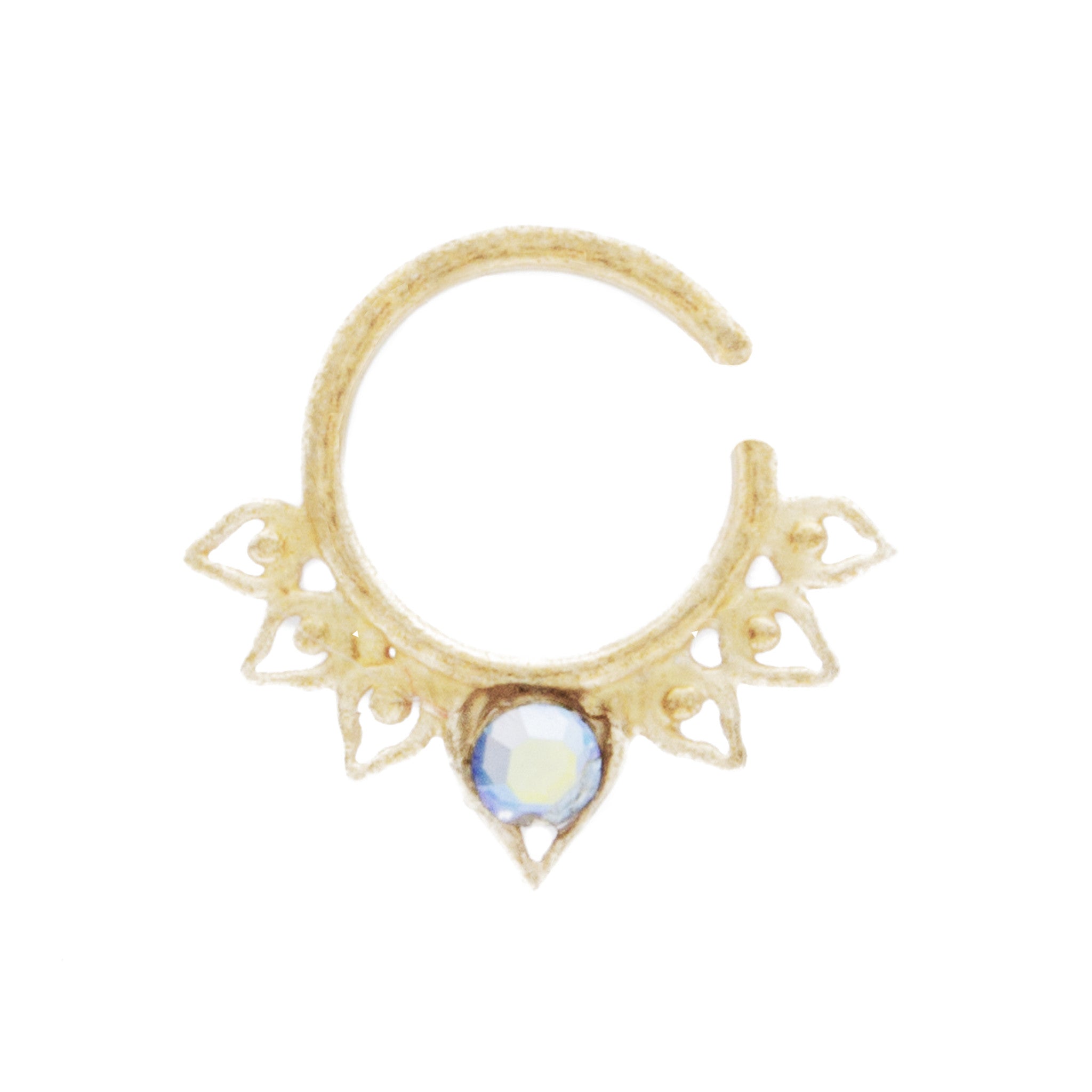 Rainbow Jewel Aurora Ring