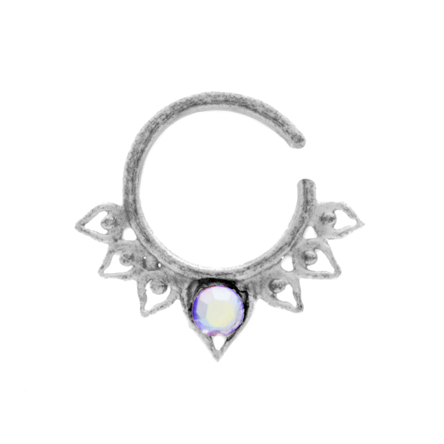 Rainbow Jewel Aurora Ring
