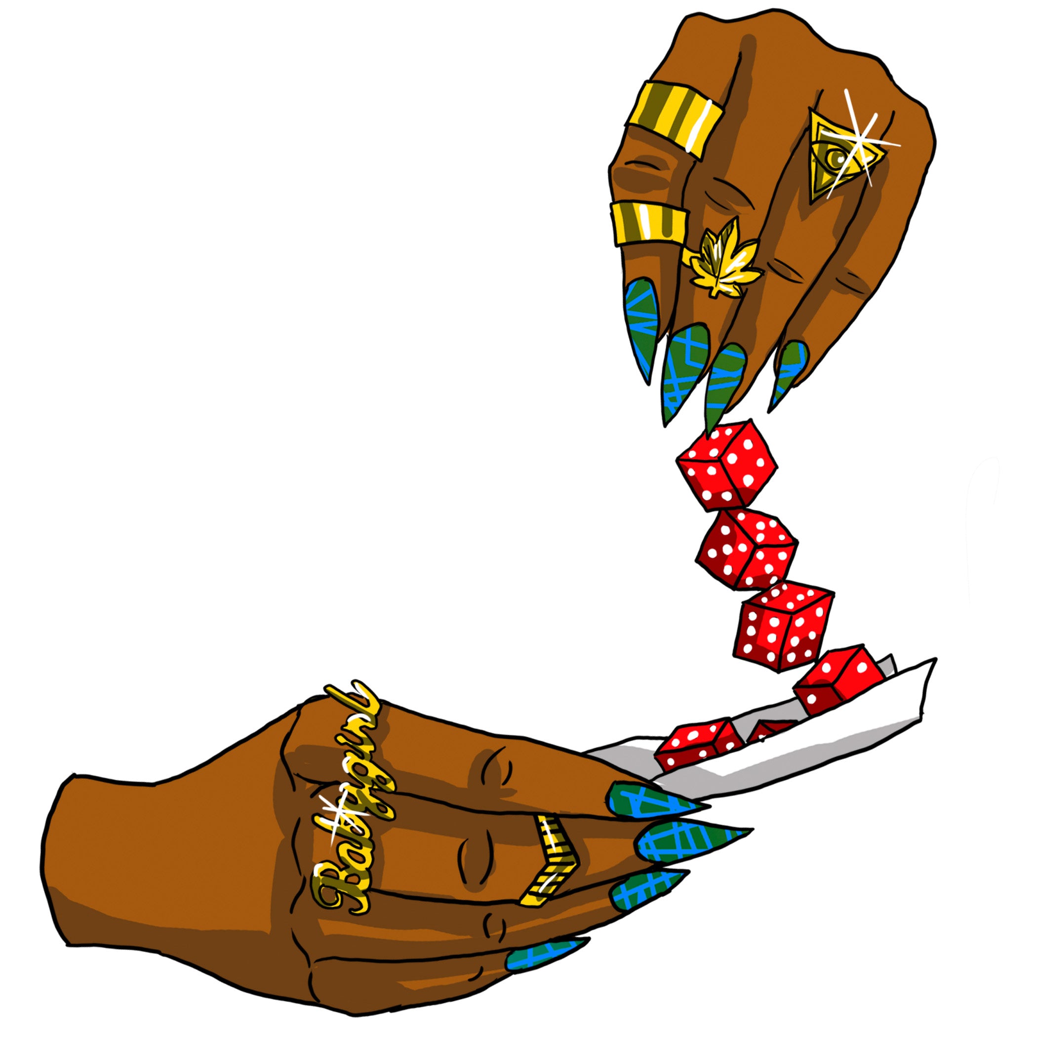 Roll The Dice Sticker